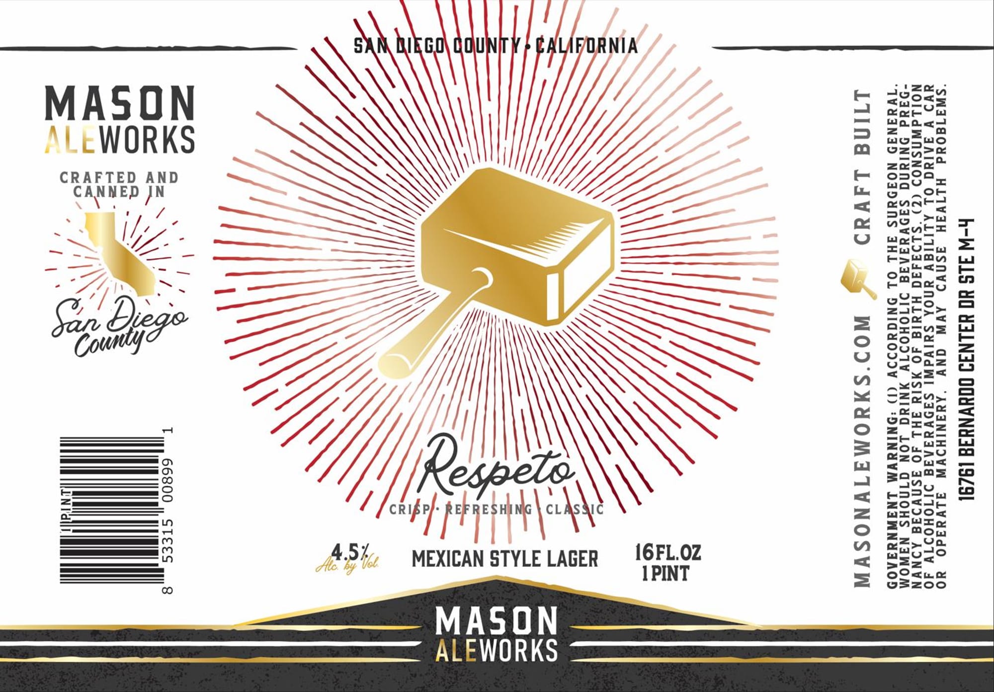 Respeto by Mason Aleworks - beer label