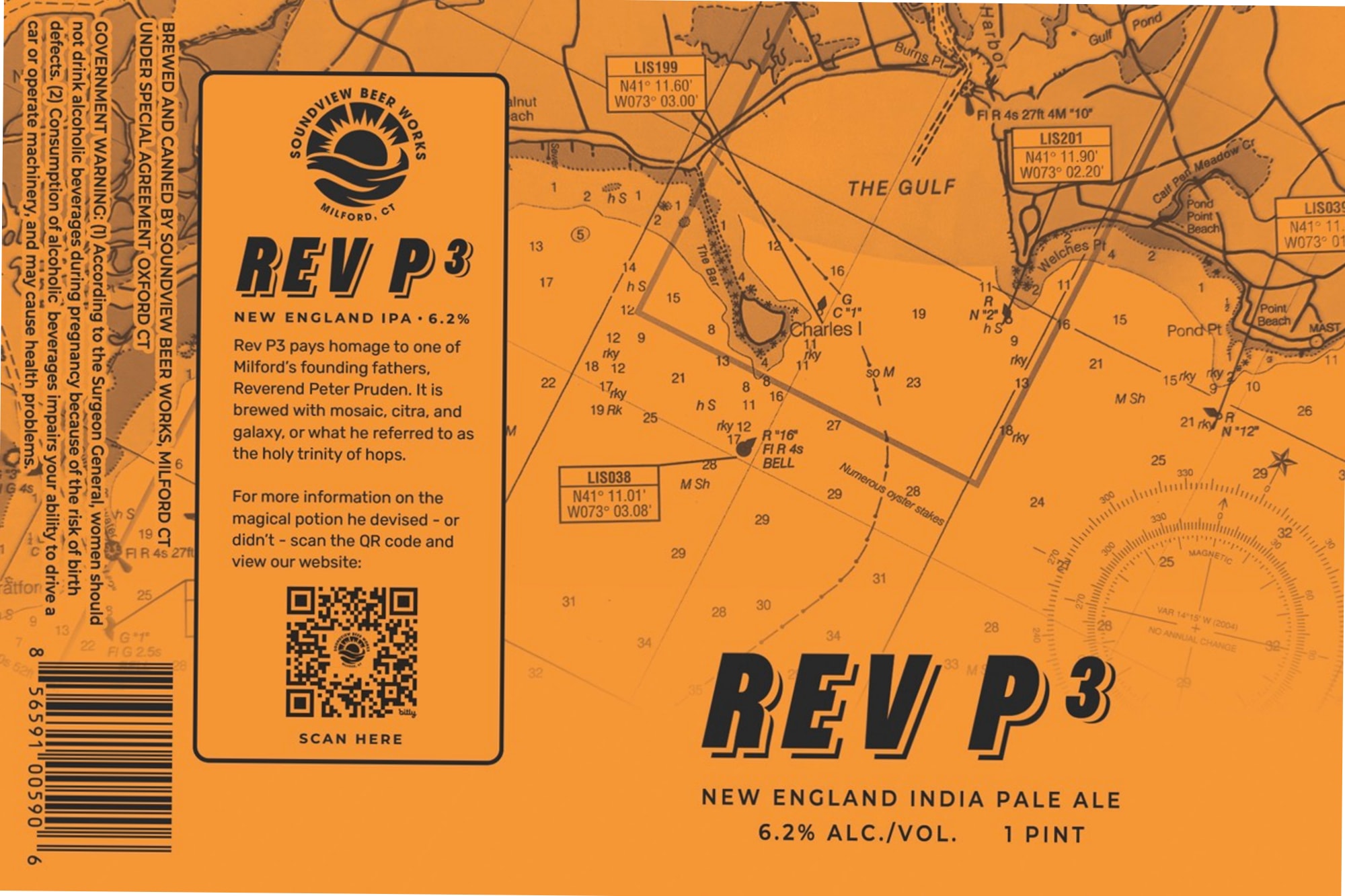 Rev P3 by Soundview Beer Works - beer label