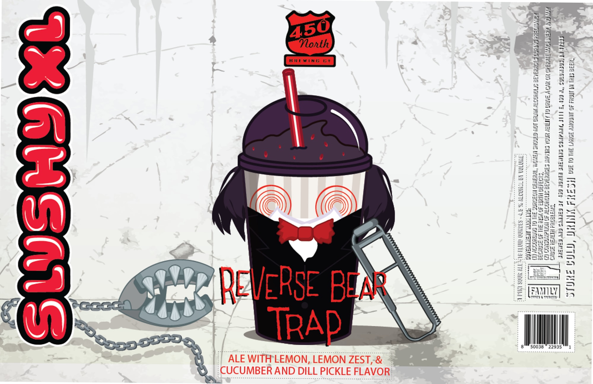 Reverse Trap by 450 North Brewing Co. - beer label