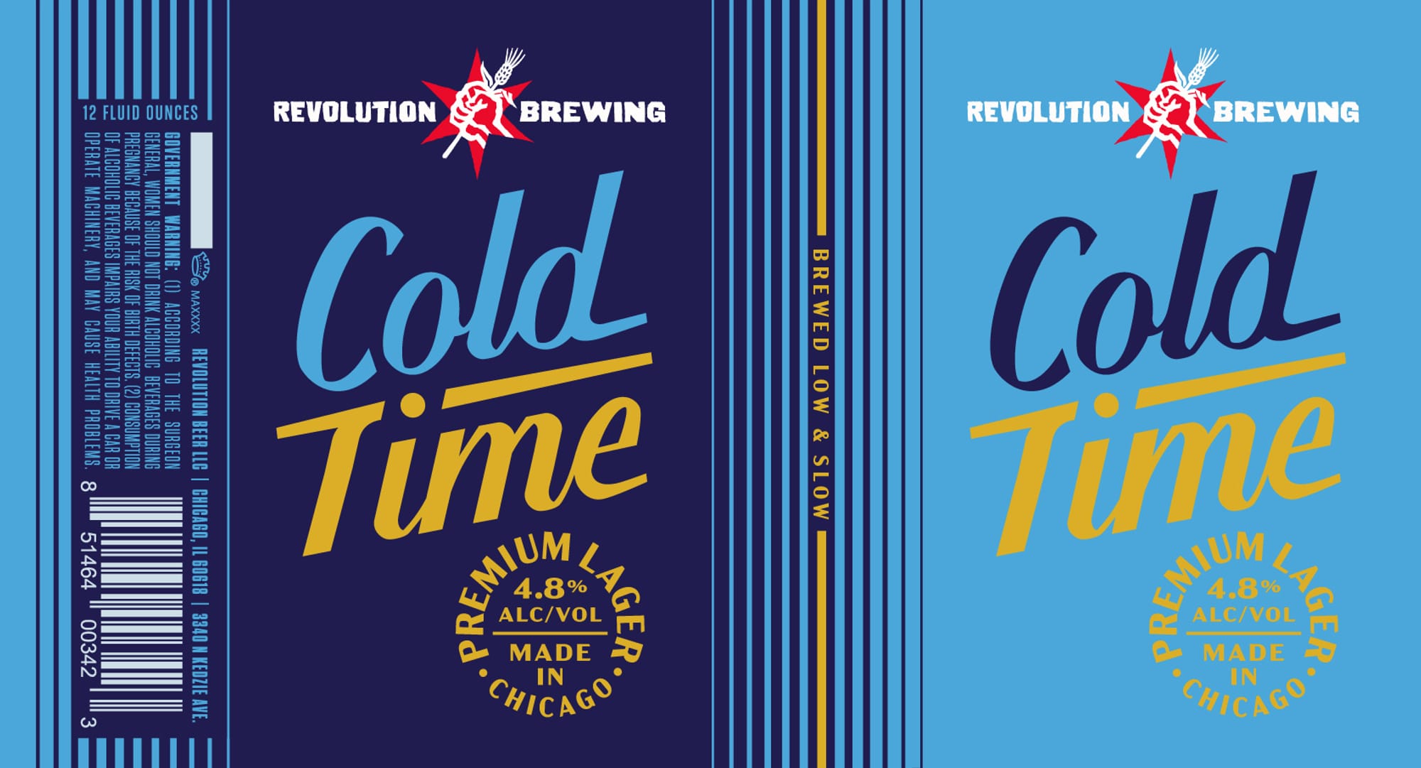 Cold Time by Revolution Brewing - beer label