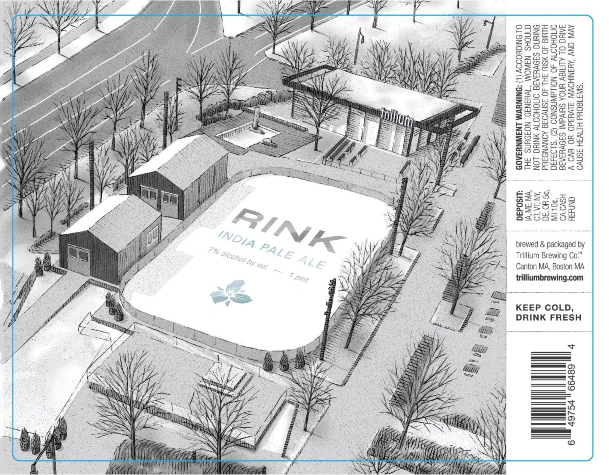 Rink India Pale Ale by Trillium Brewing Co. - beer label