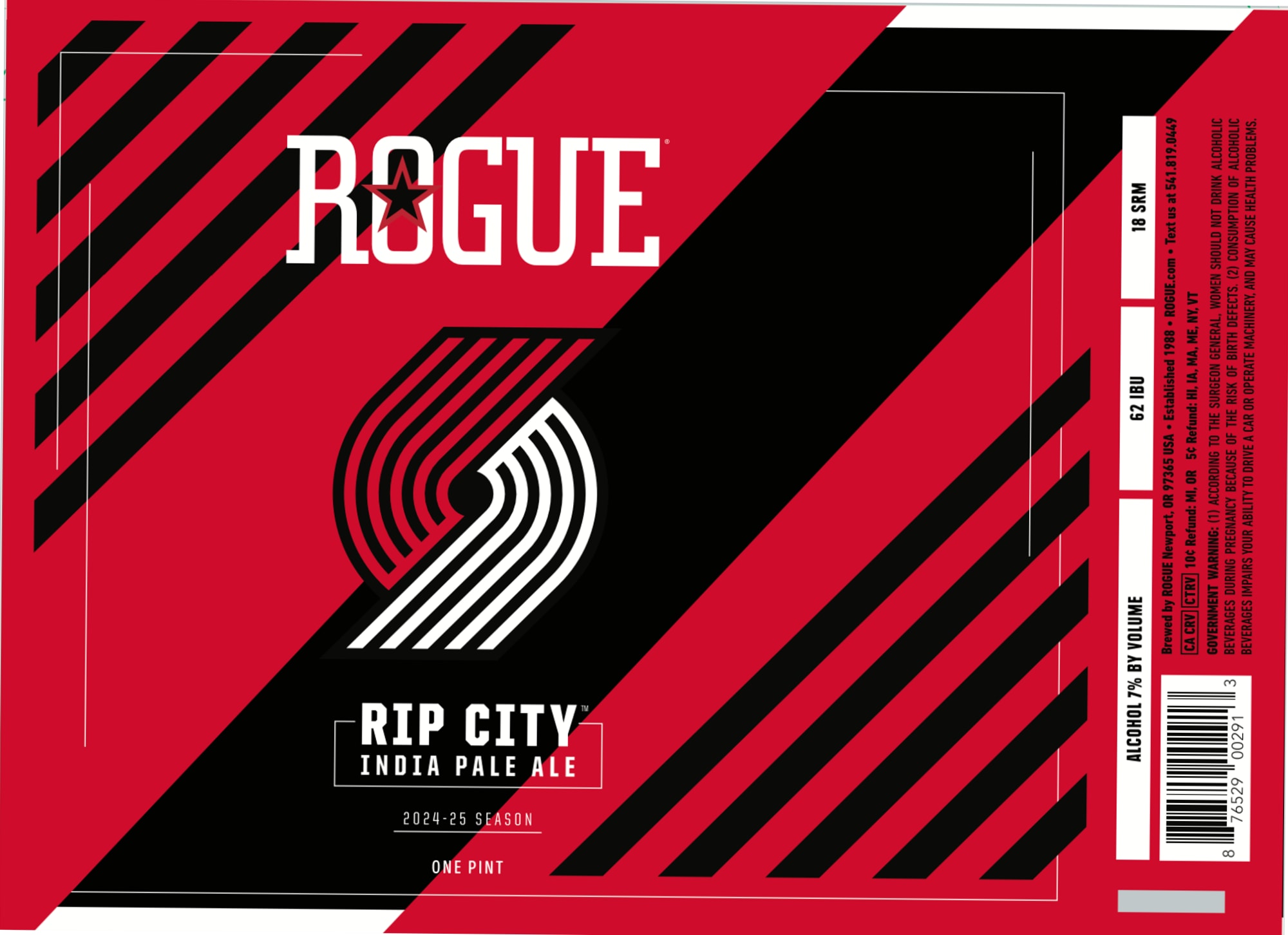 Rip City by Rogue Ales & Spirits - beer label
