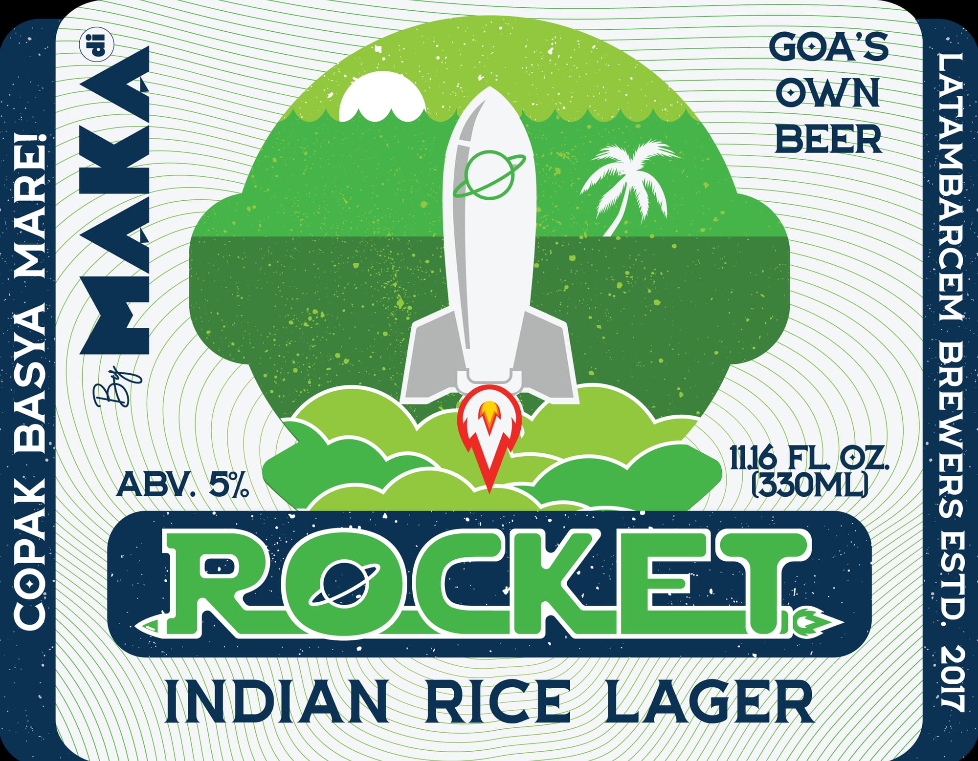 Rocket by Copak Brewery Best Ltd. - beer label