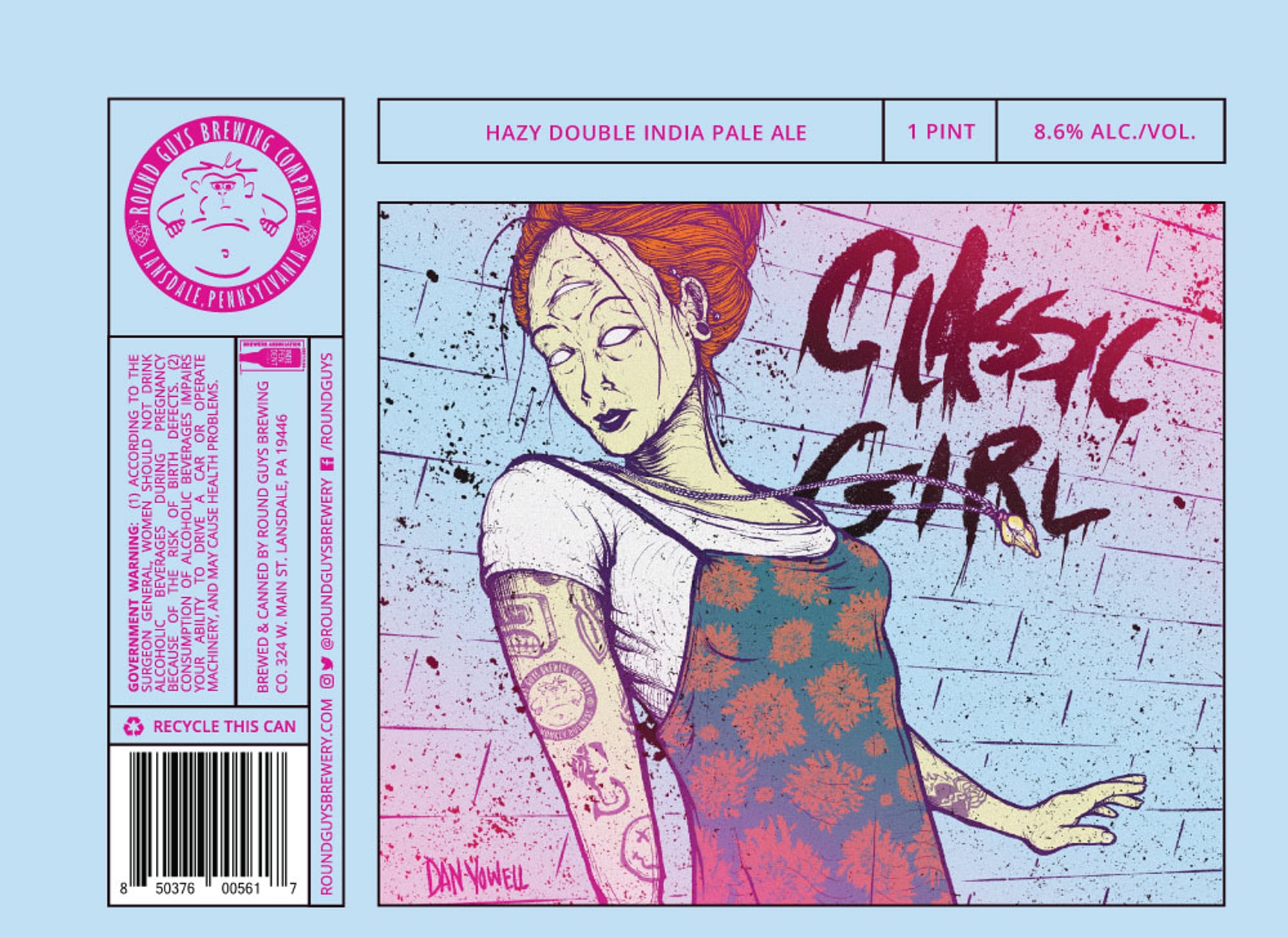 Chaotic by Round Guys Brewery - beer label
