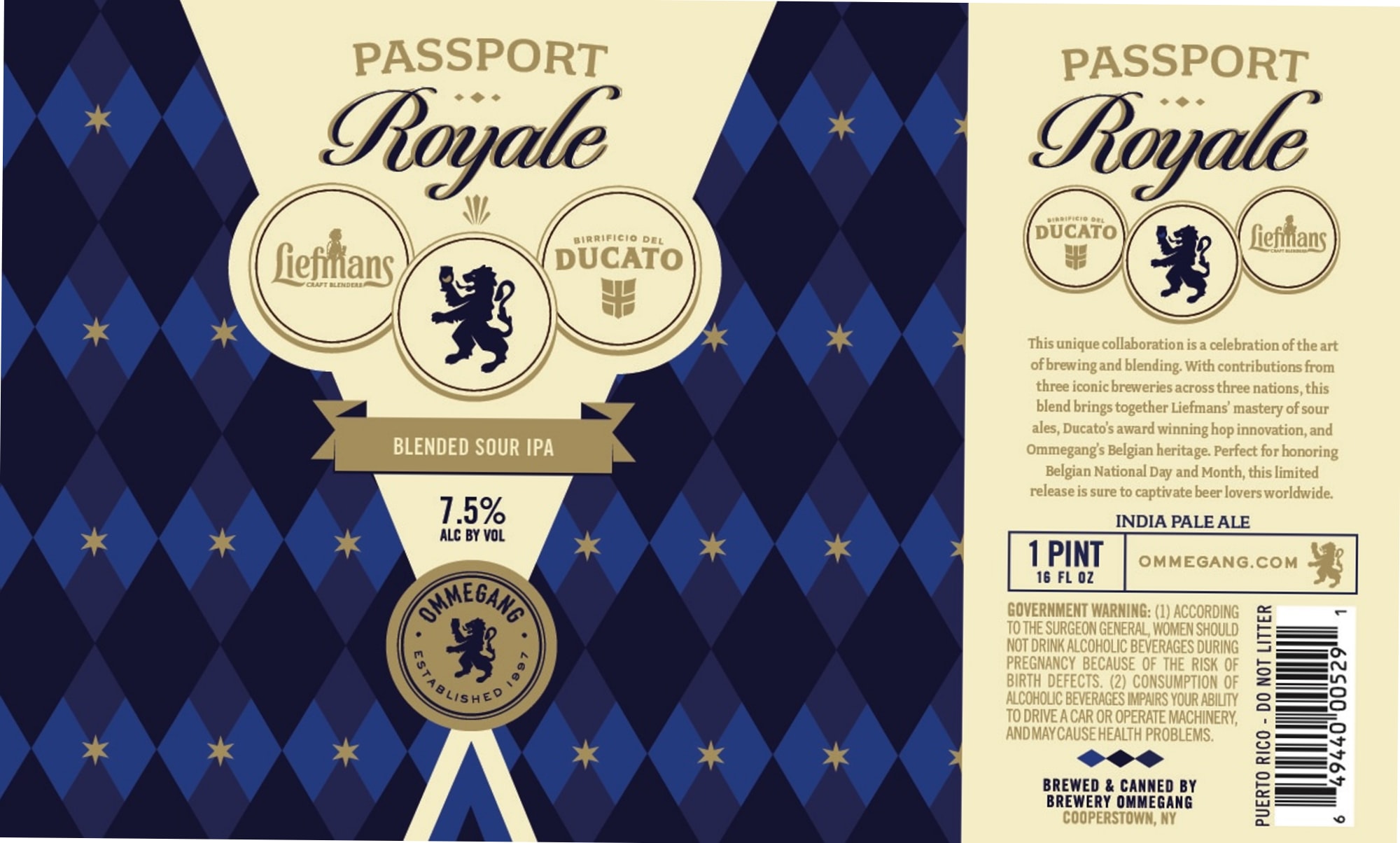 Royale by Ommeegang - beer label