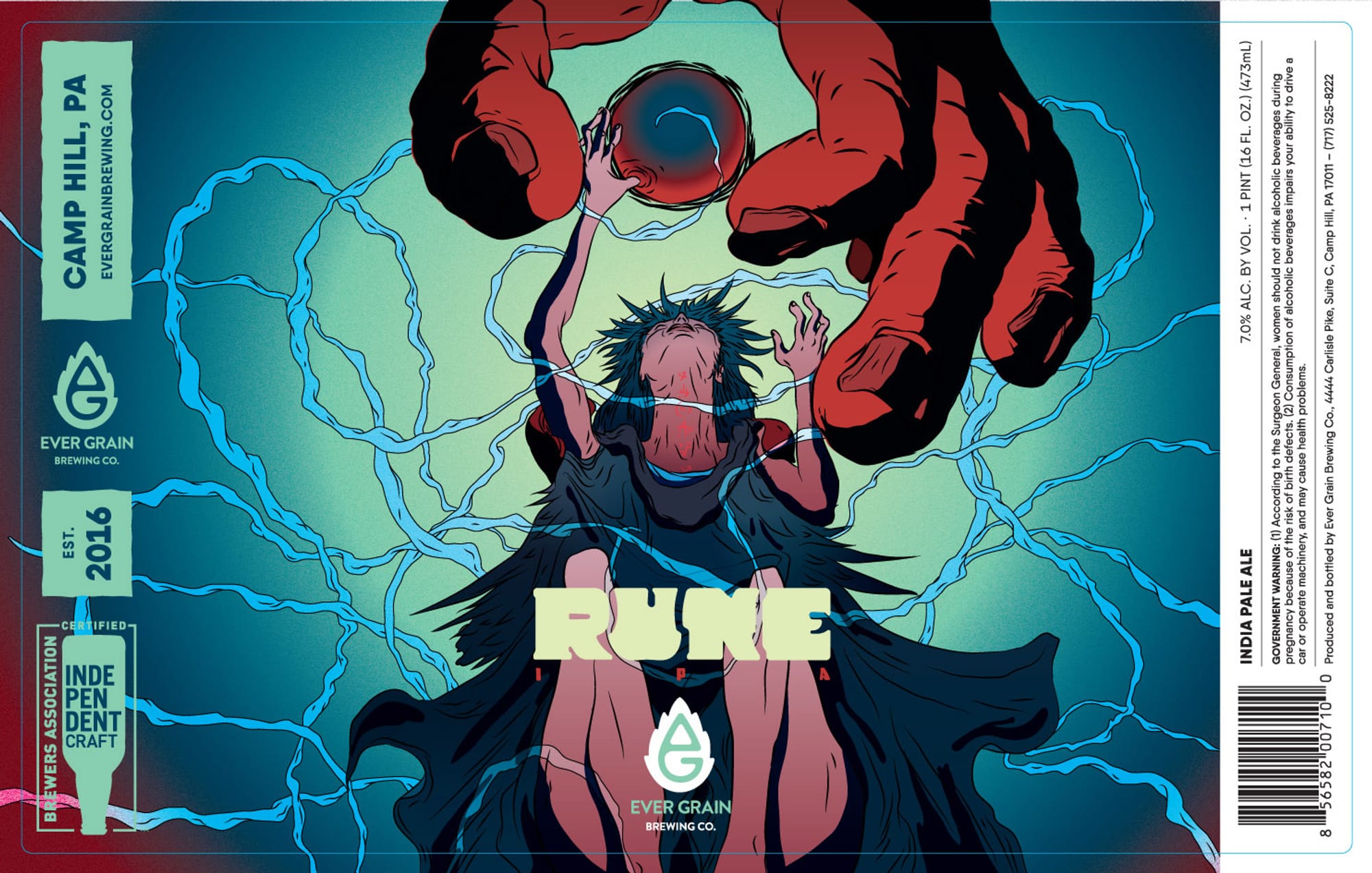 Rune by Ever Grain Brewing Co. - beer label