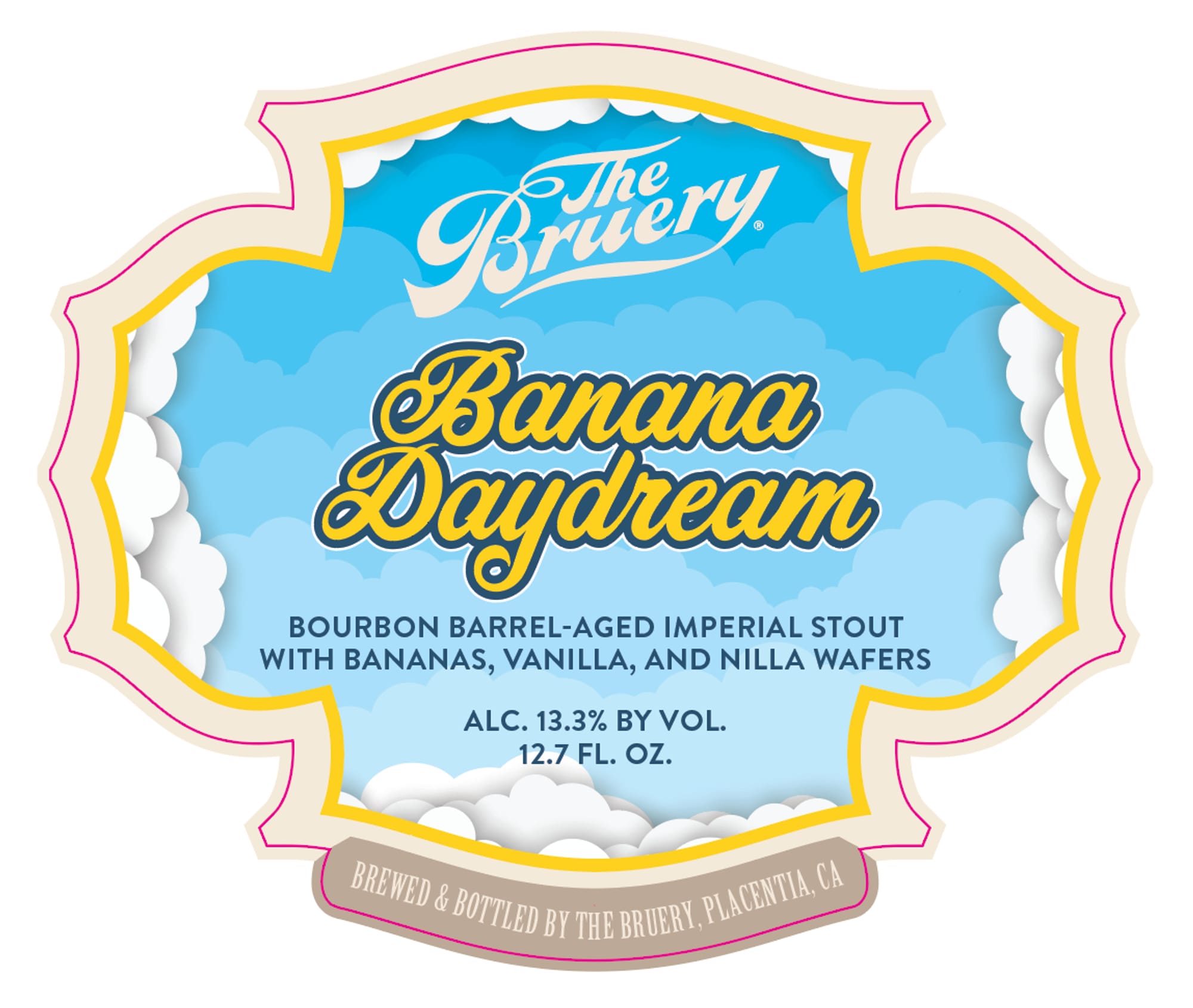Banana Daydream by The Bruery - beer label
