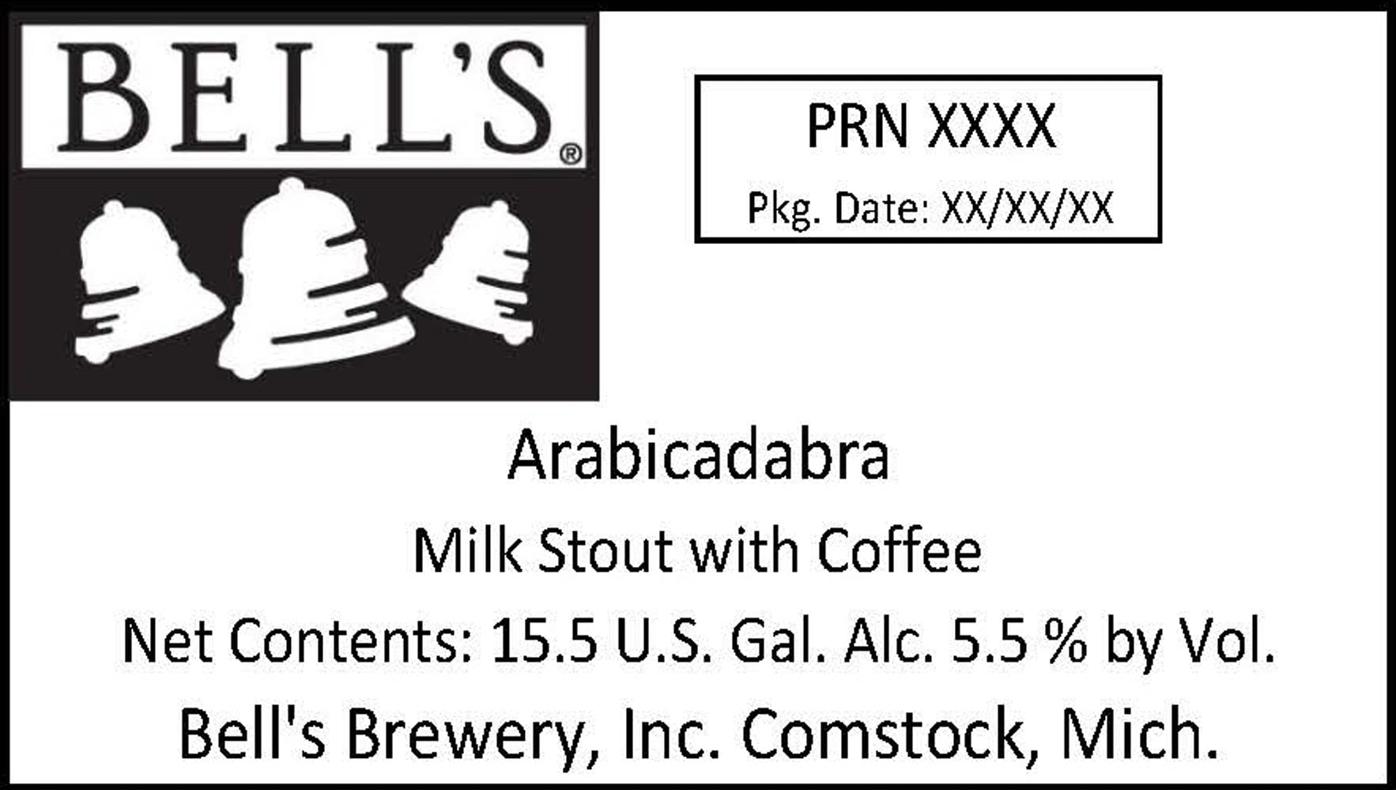 Arabicadabra by Bell's Brewery - beer label