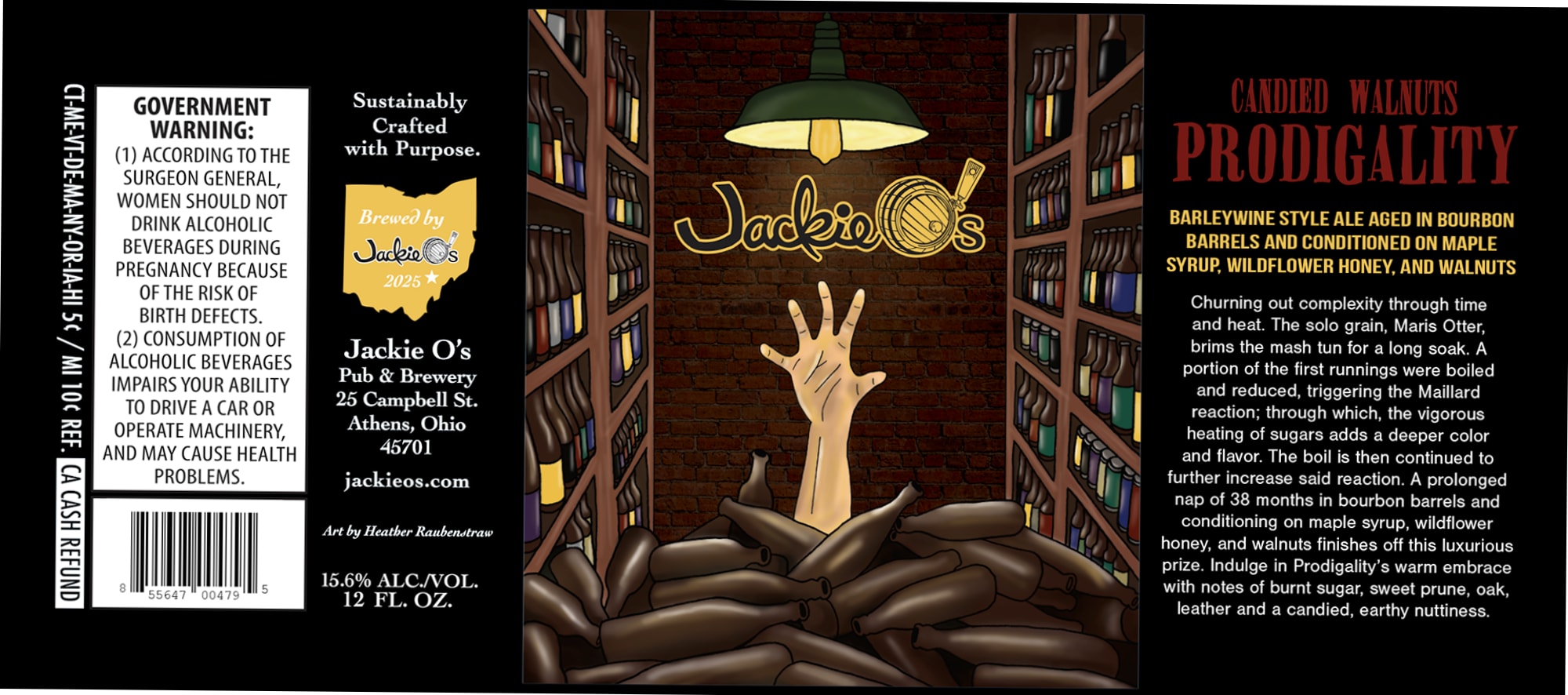 Prodigality by Jackie O’s - beer label