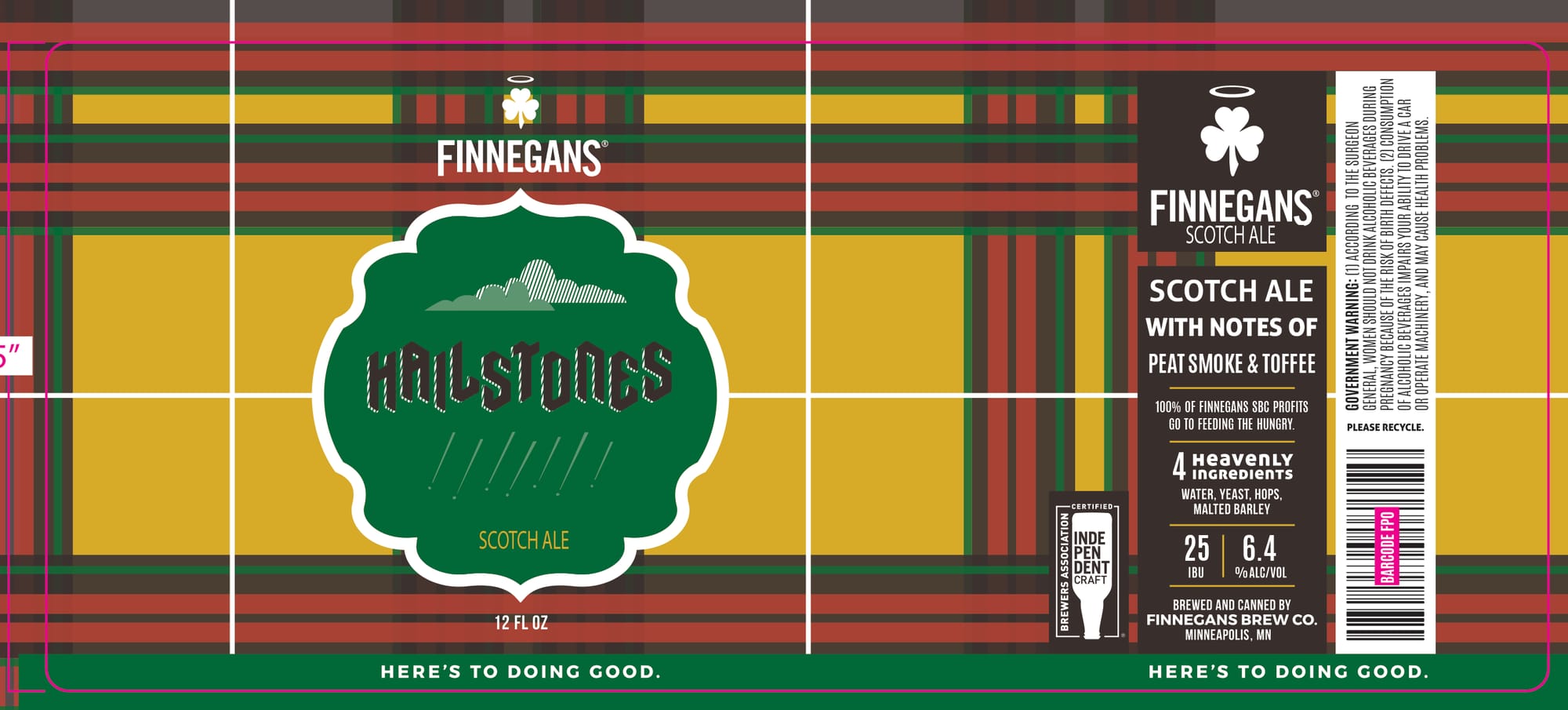 Scotch Ale by Finnegans Brew Co. - beer label