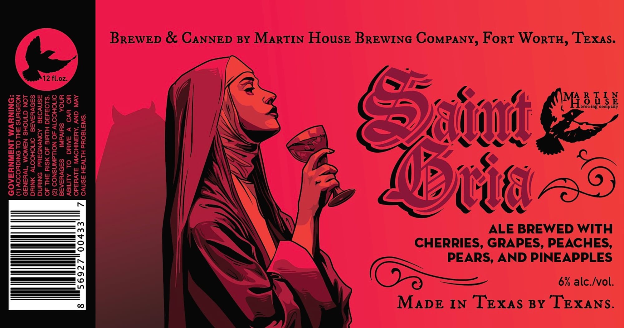 Saint Irida by Martin House Brewing Company - beer label