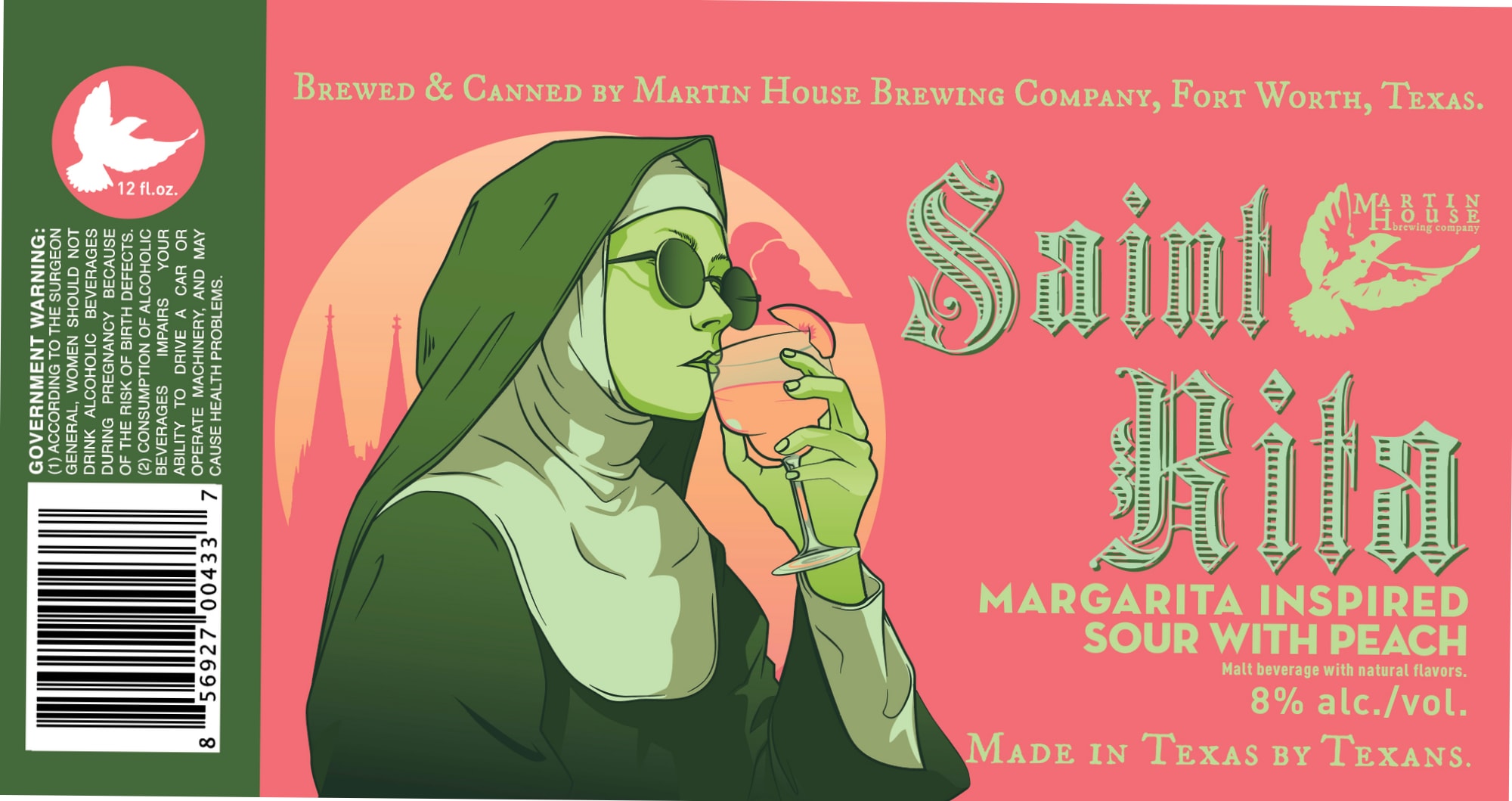Saint Rita by Martin House Brewing Company - beer label
