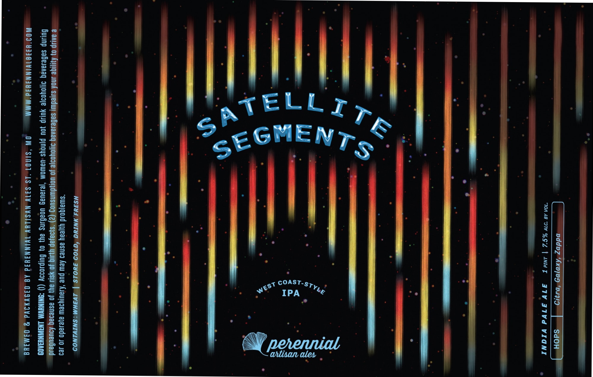 Satellite Segments by Perennial Artisan Ales - beer label