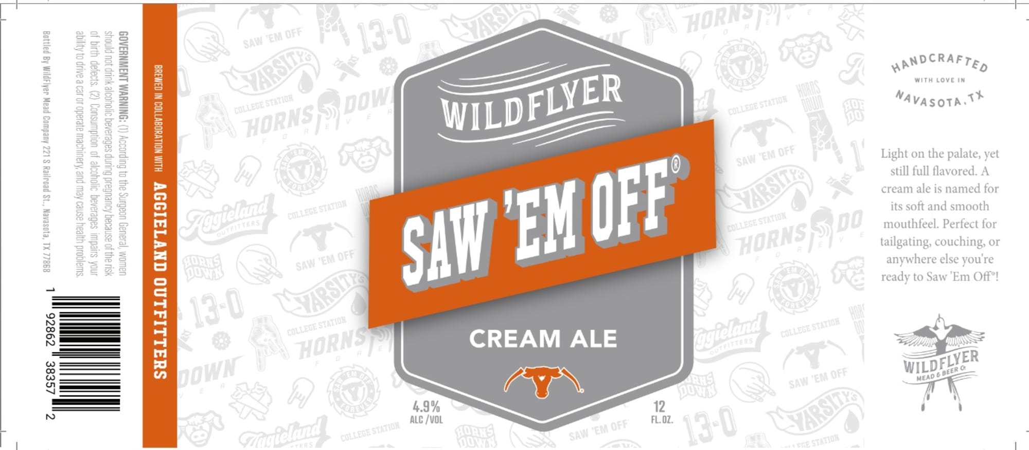 Saw ‘Em Off by Wildflyer Brewing - beer label