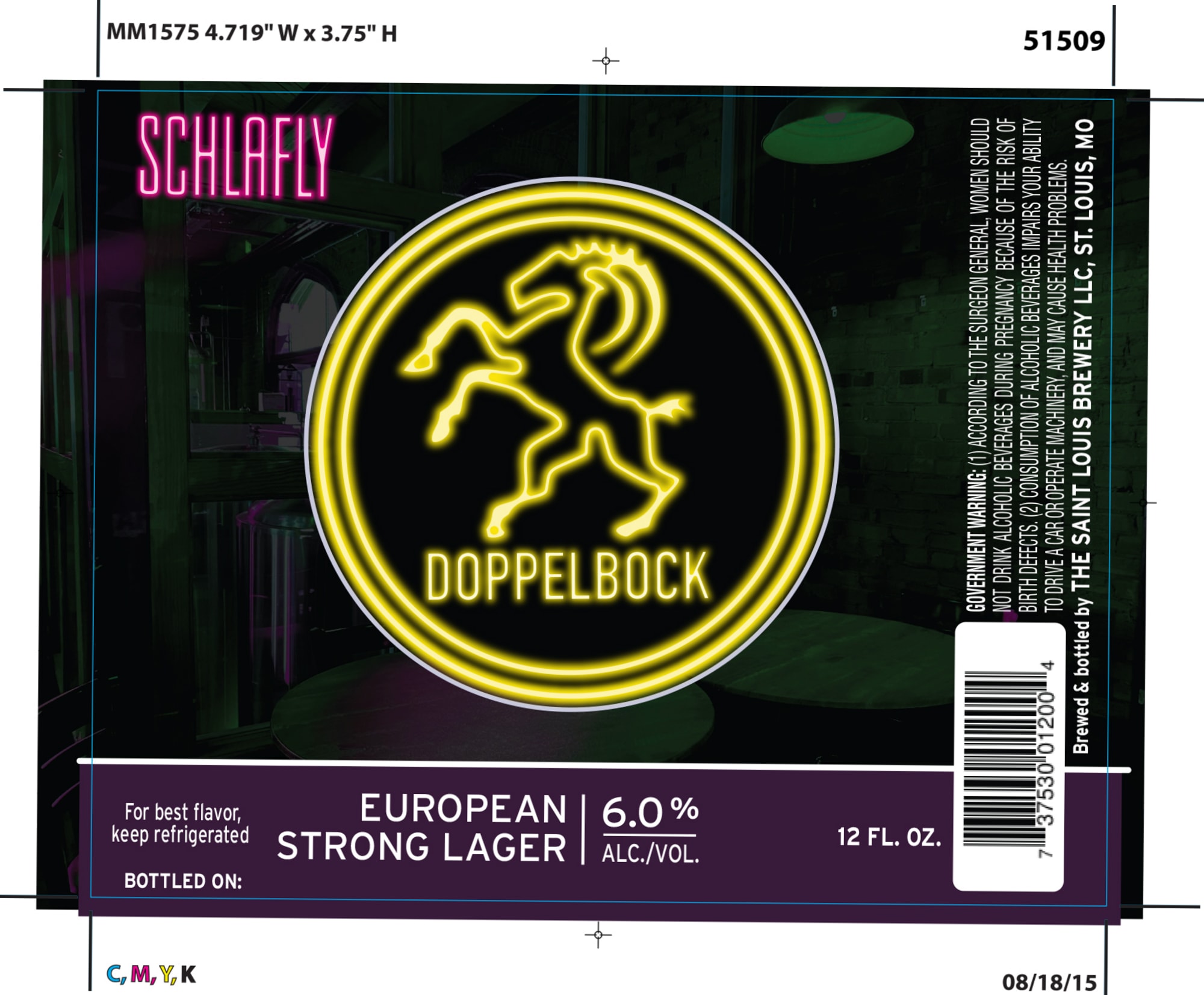 Doppelbock by Schlafly - beer label