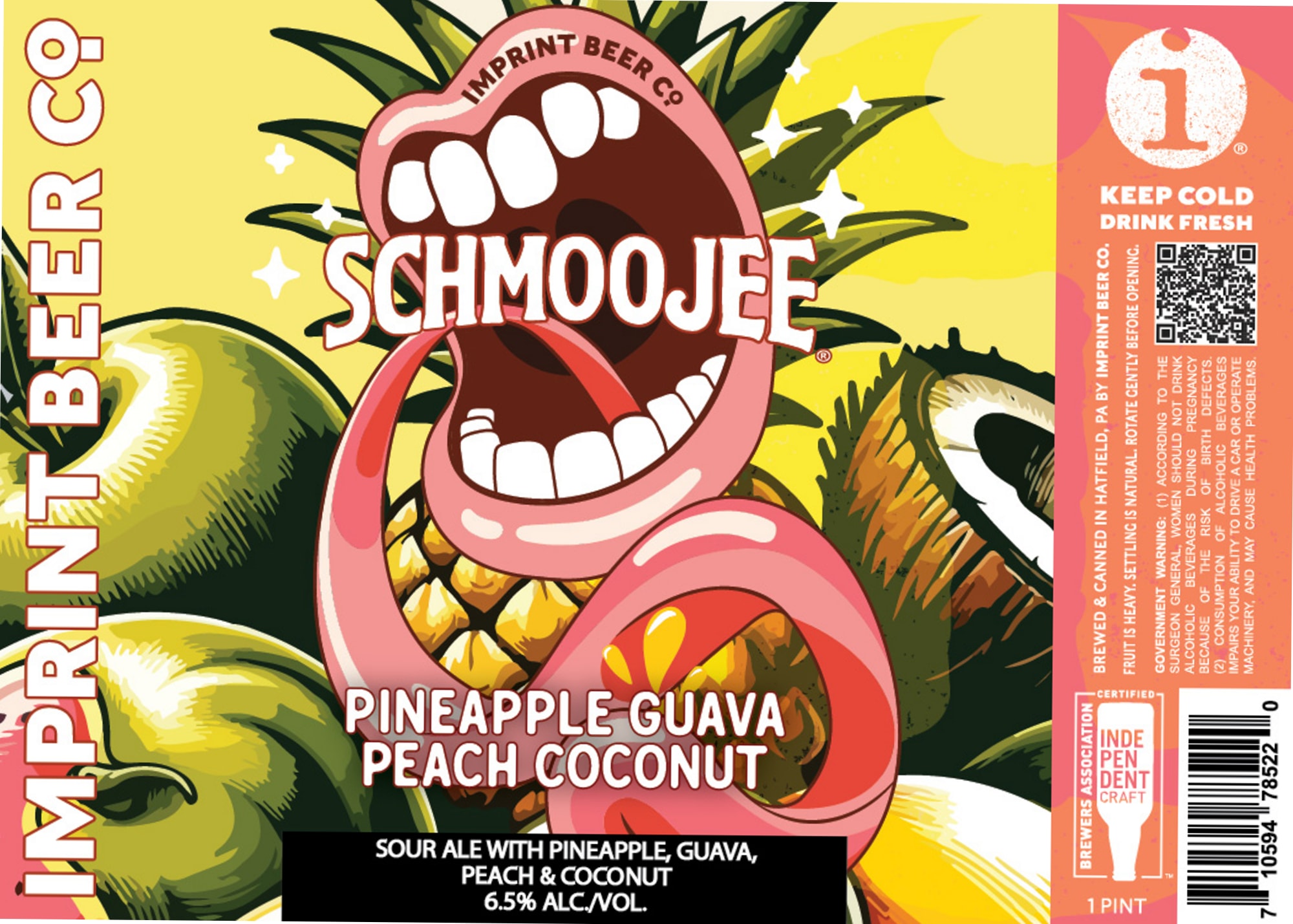 Schmooje by Imprint Beer Co. - beer label