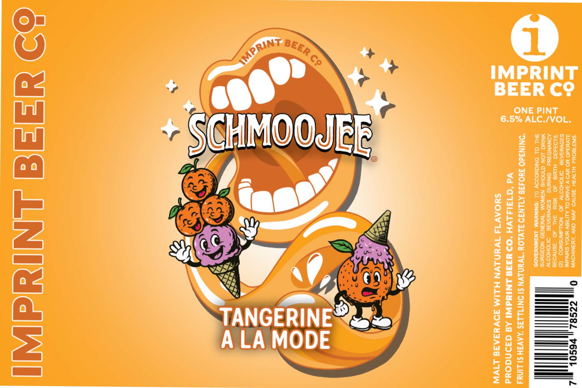 Schmooje by Imprint Beer Co. - beer label