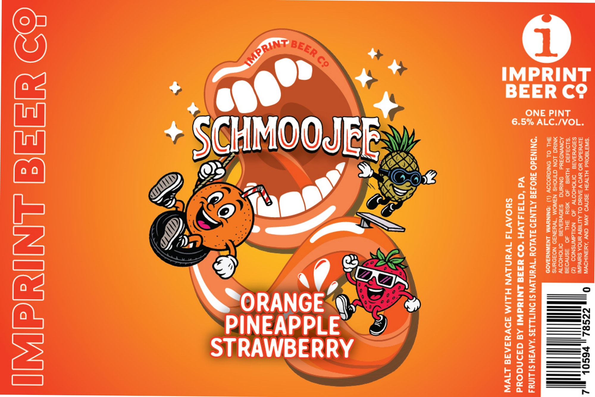 Schmoojee by Imprint Beer Co. - beer label