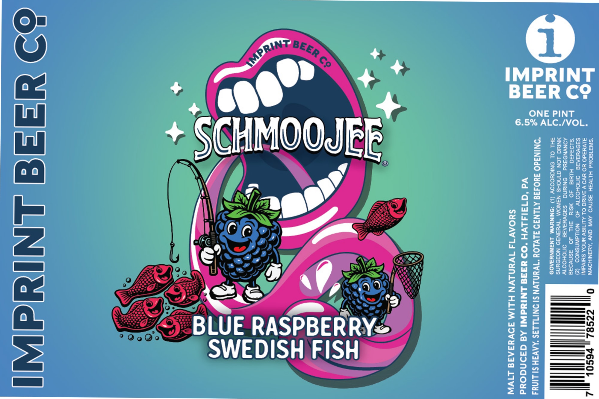 Schmoojee by Imprint Beer Co. - beer label