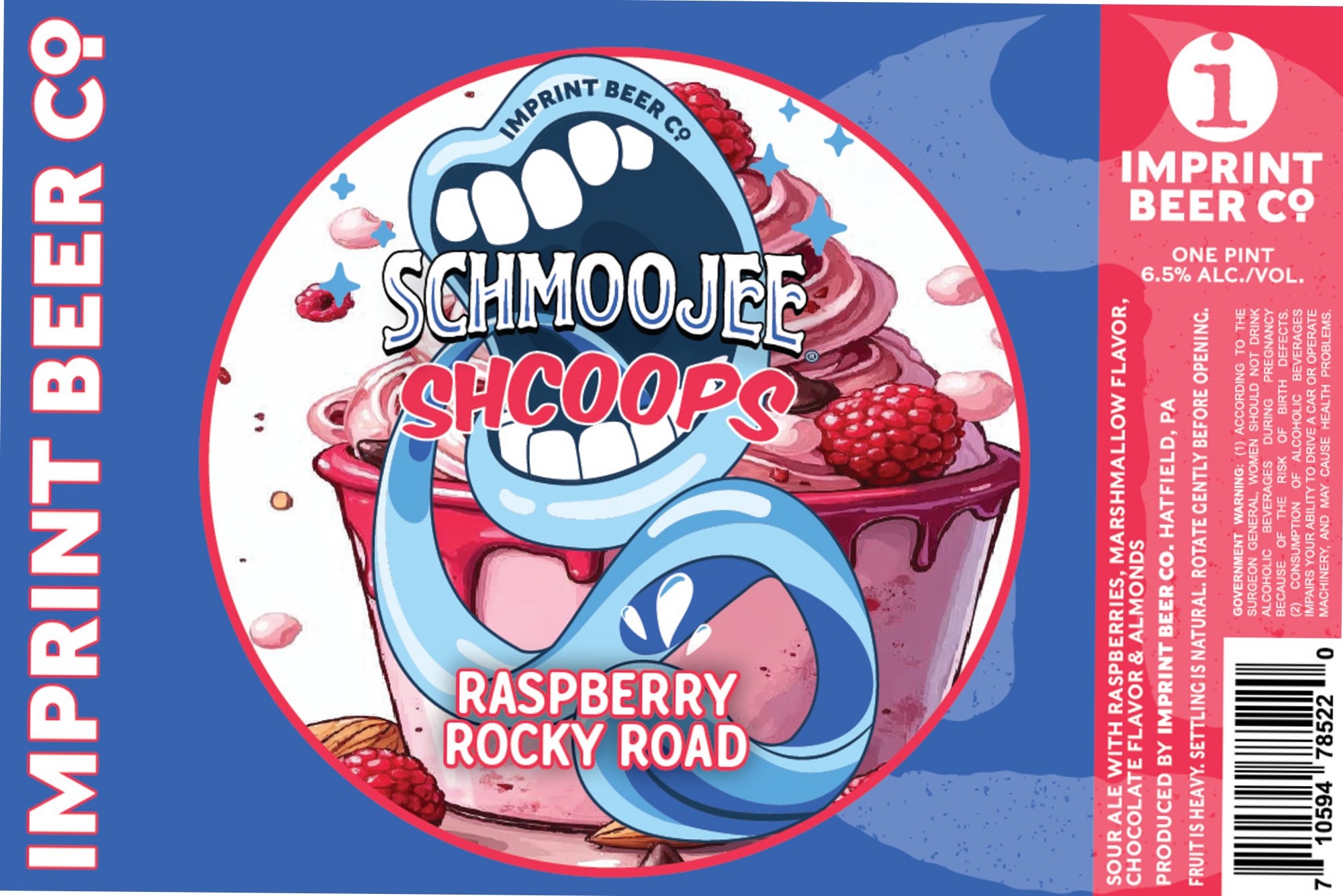 Schmoojee Schoops by Imprint Beer Co. - beer label