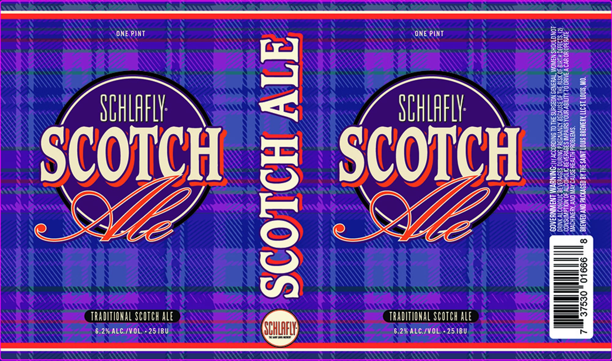 Scotch Ale by Schlafly Beer - beer label