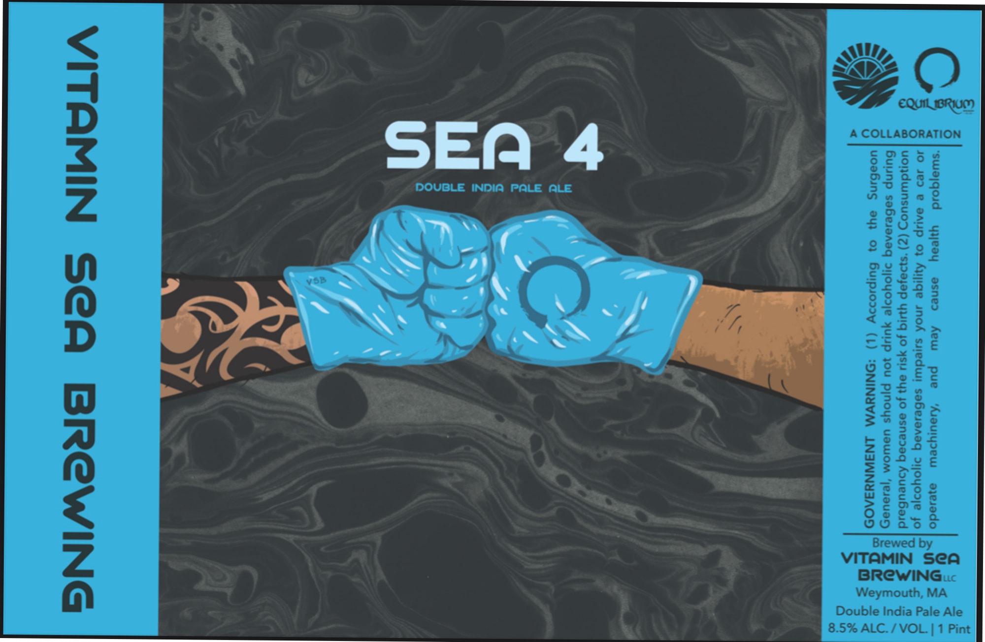 Sea 4 by Vitamin Sea Brewing - beer label