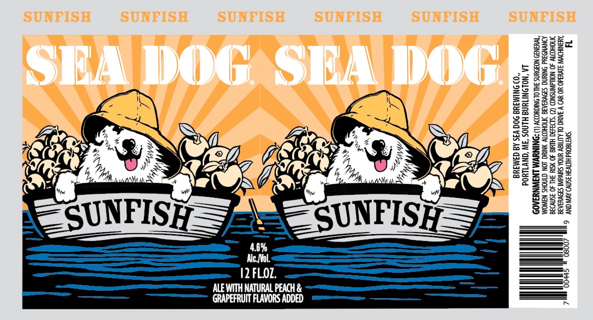 Sea Dog Sunfish by Sea Dog Brewing Co. - beer label