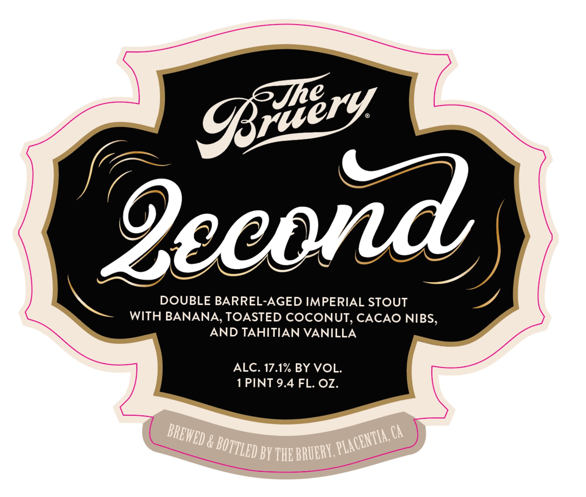Second by The Bruery - beer label