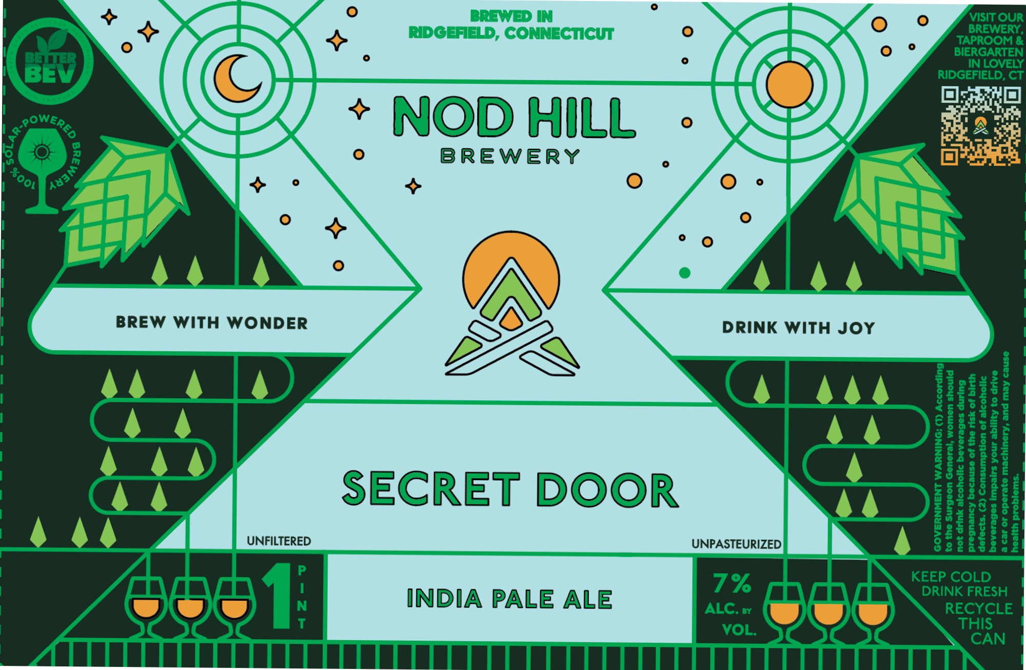 Secret Door by Nod Hill Brewery - beer label