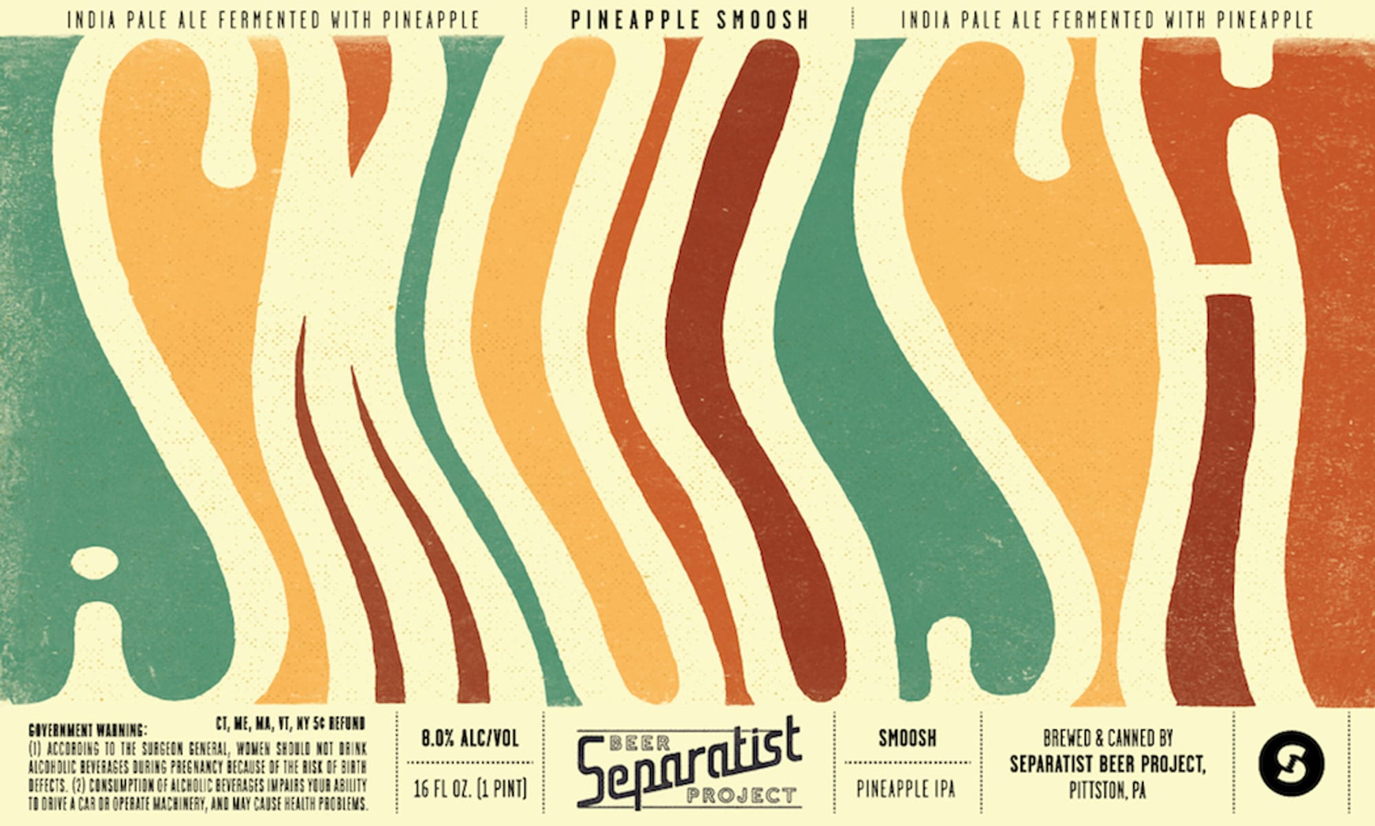 Smoosh by Separatist Beer Project - beer label