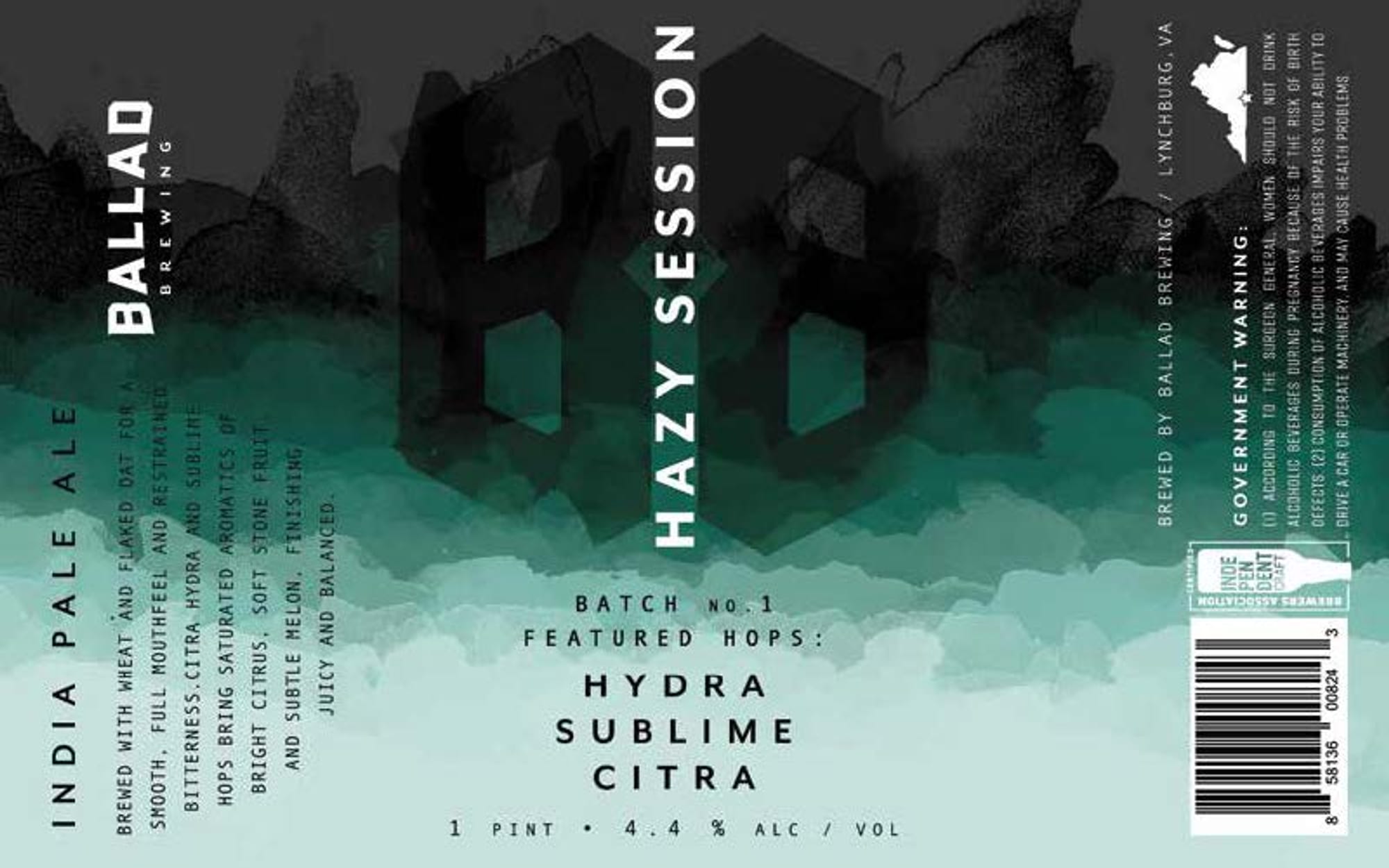 Session by Ballad Brewing - beer label