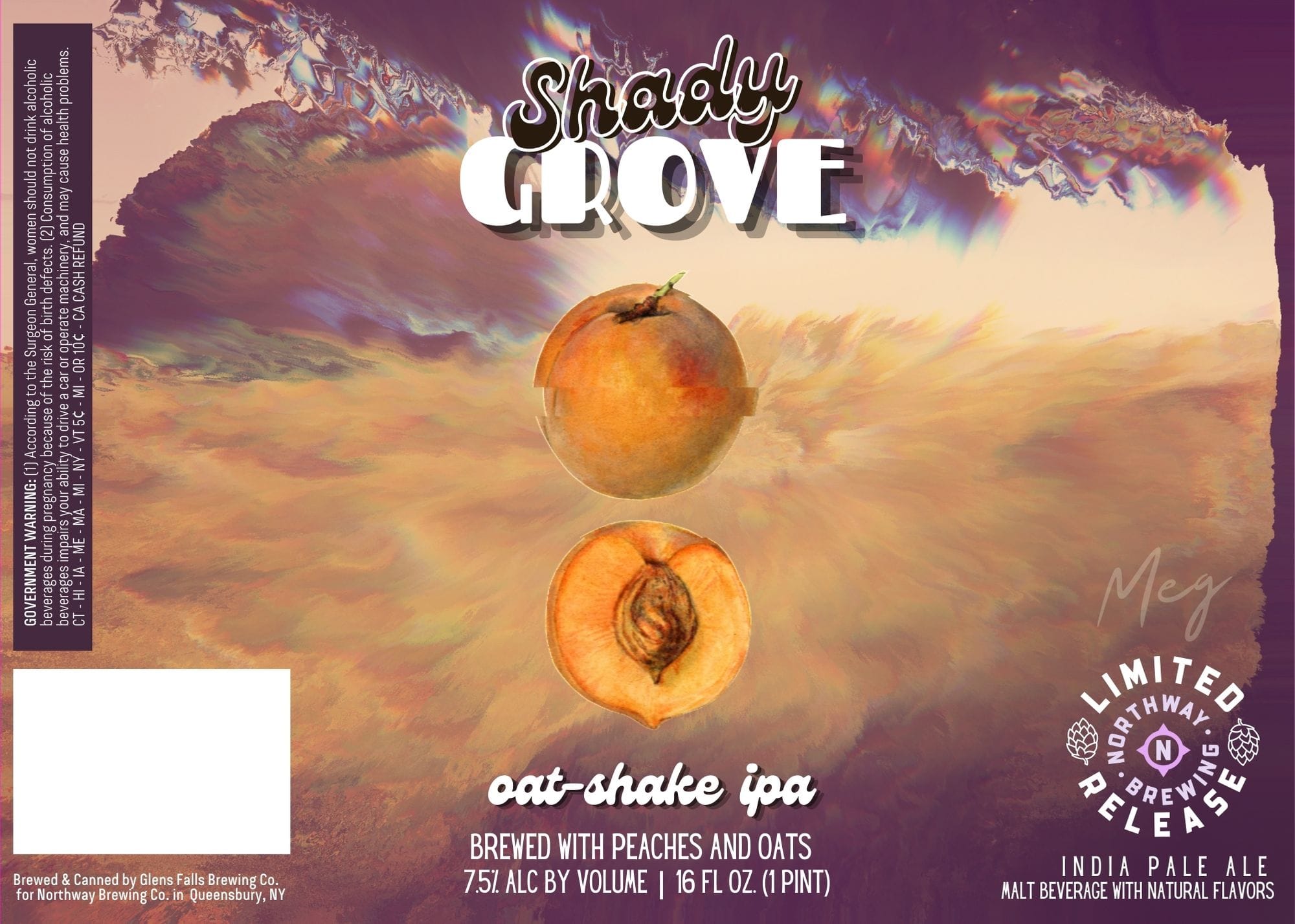 Shady Grove Meg by Northway Brewing Co. - beer label
