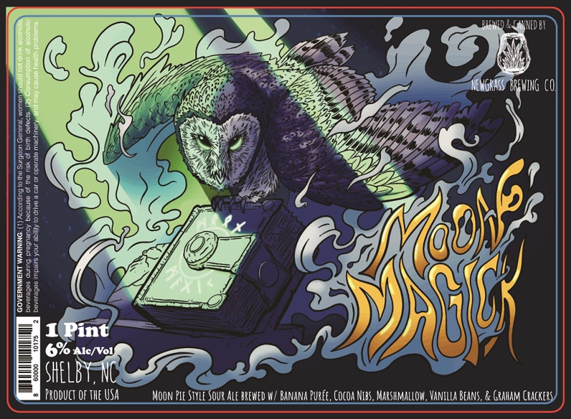 Shelby, NC by Newgrass Brewing Co. - beer label