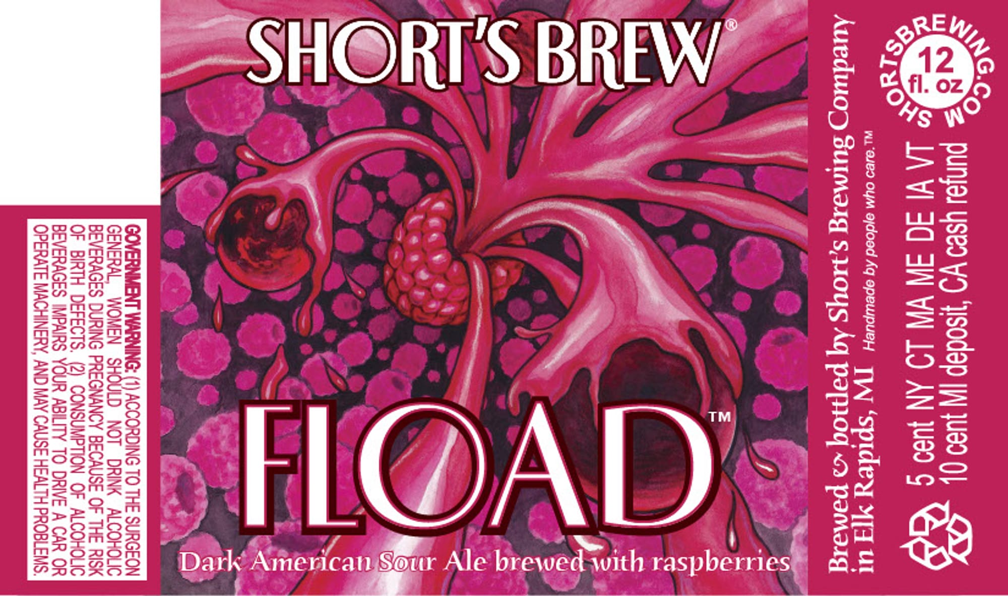 FLOAD by Short's Brewing Company - beer label