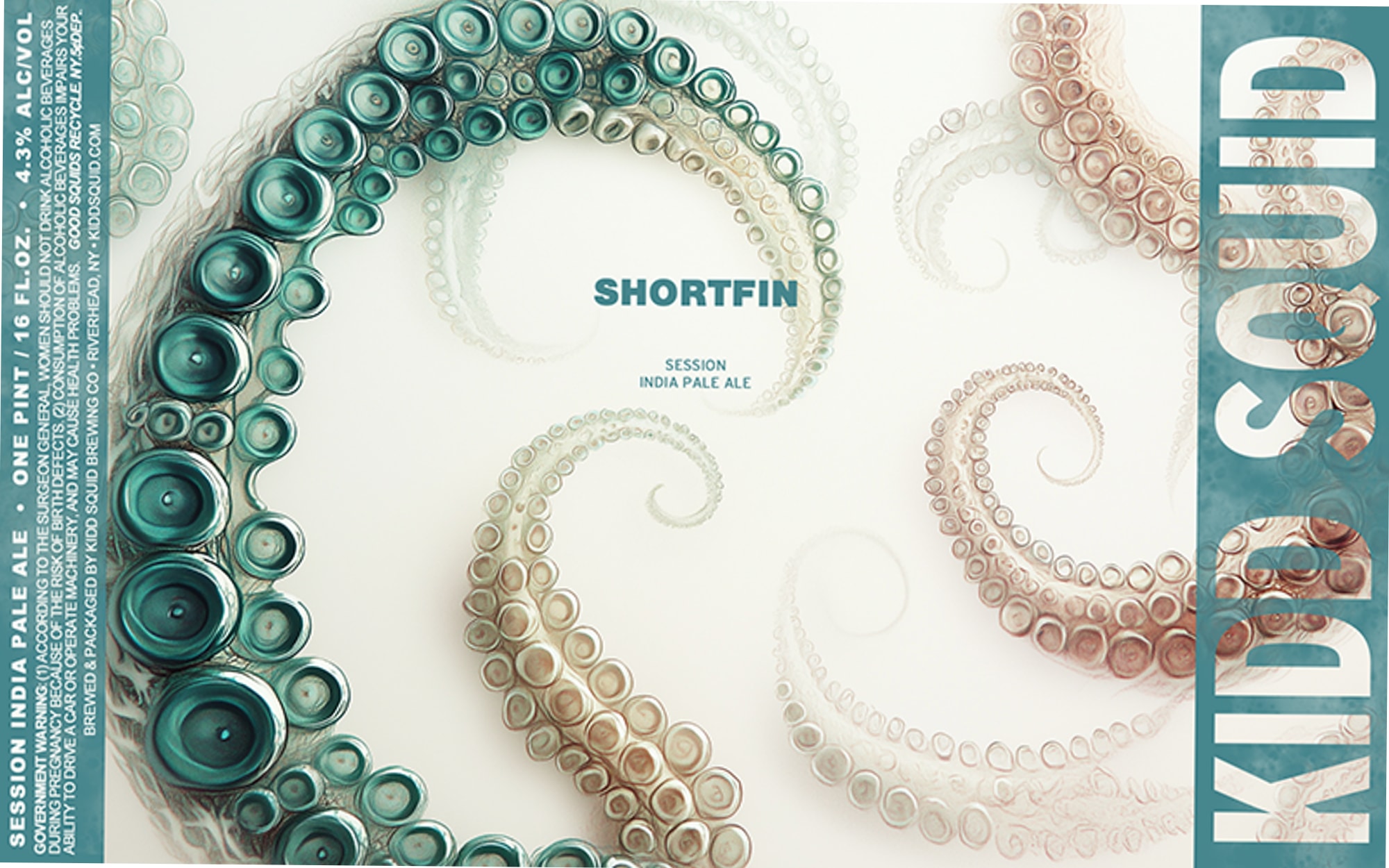 Shortfin by Kidd Squid Brewing Co. - beer label