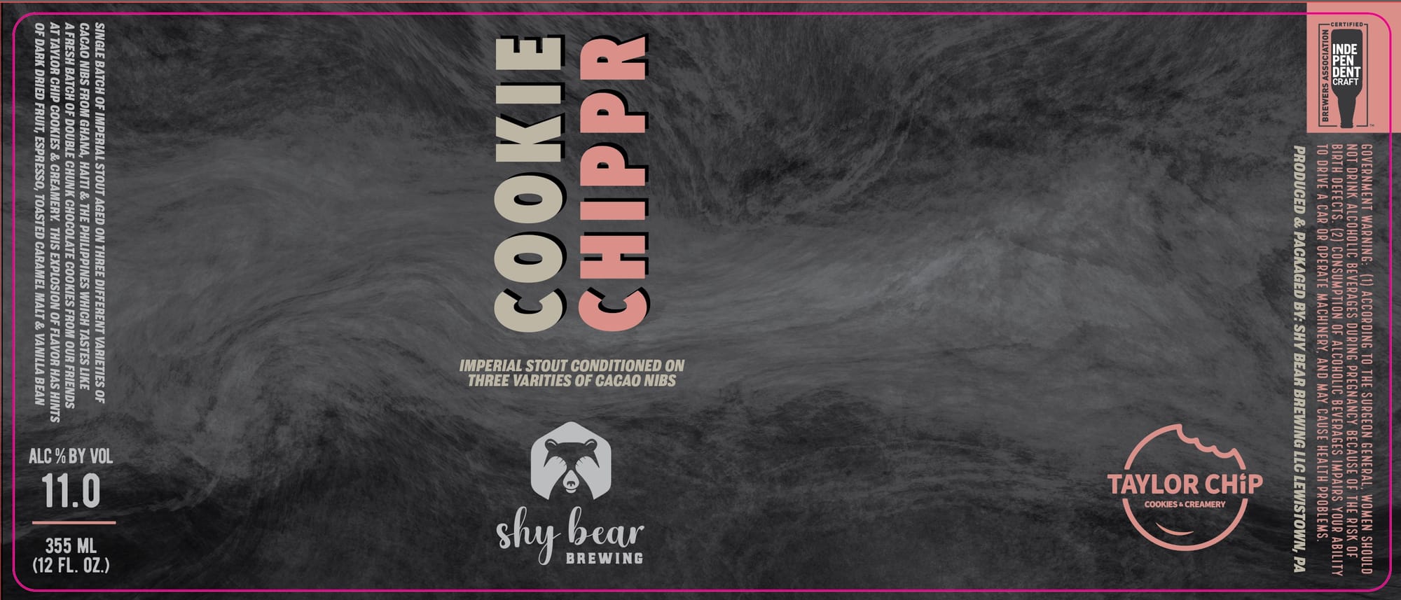 Cookie Chipper by Shy Bear Brewing - beer label