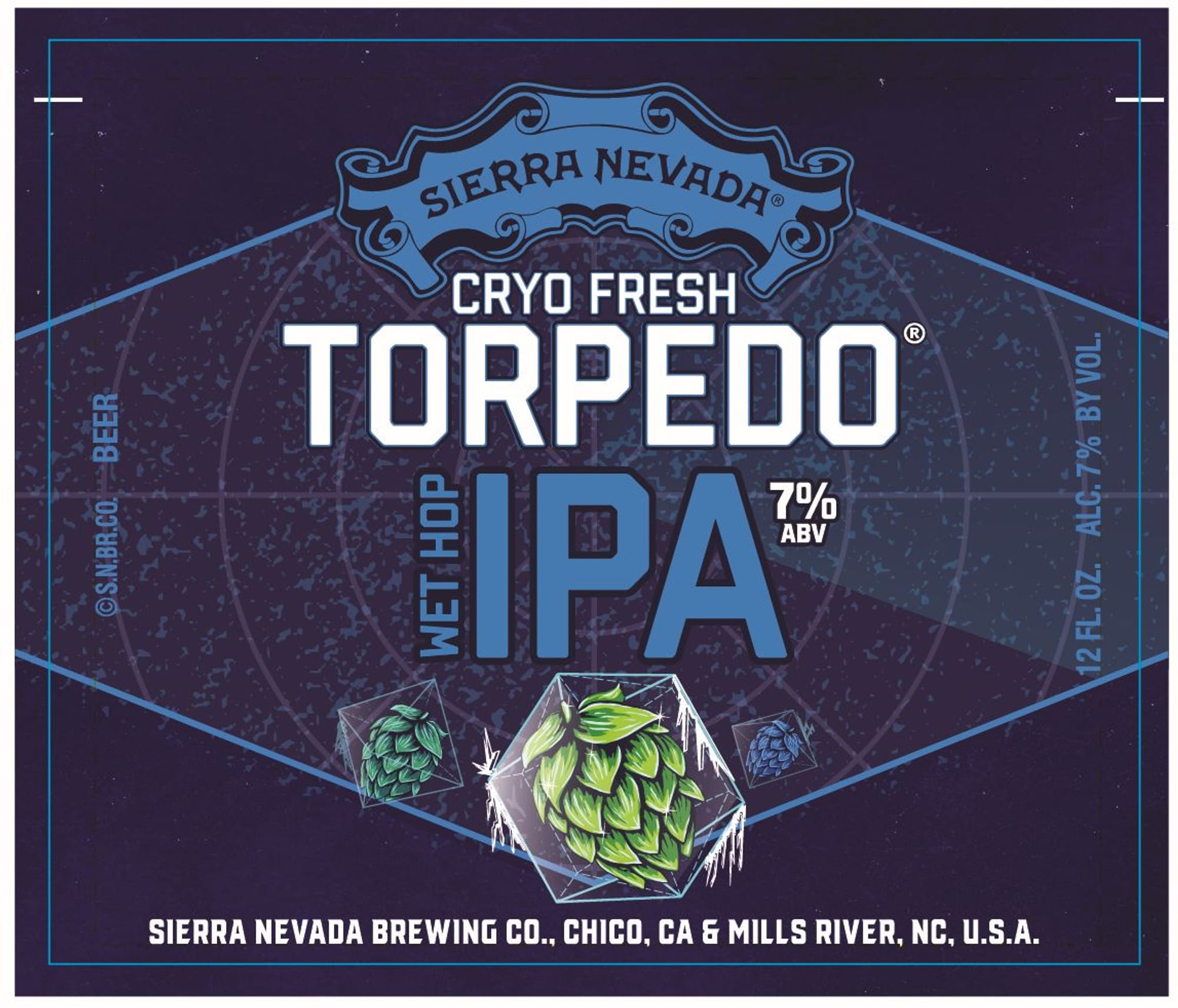 Torpedo IPA by Sierra Nevada Brewing Co. - beer label