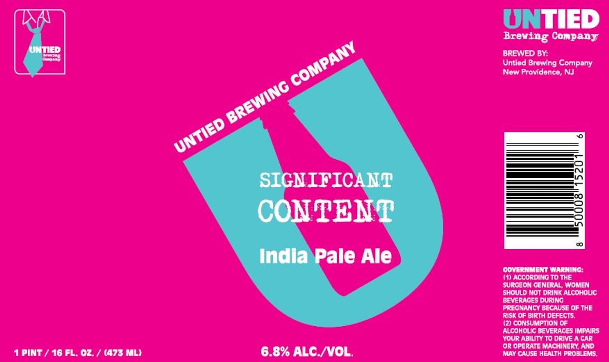 Significant by Untied Brewing Company - beer label