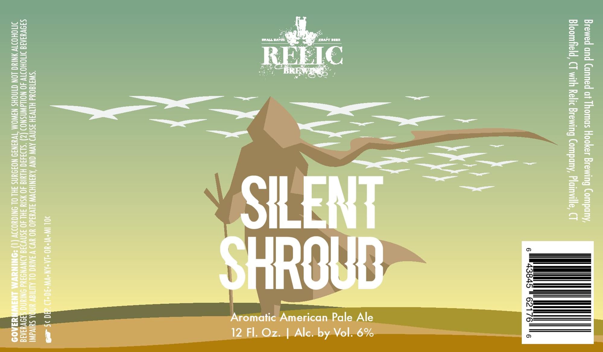 Silent Shroud by Relic Brewing Company - beer label