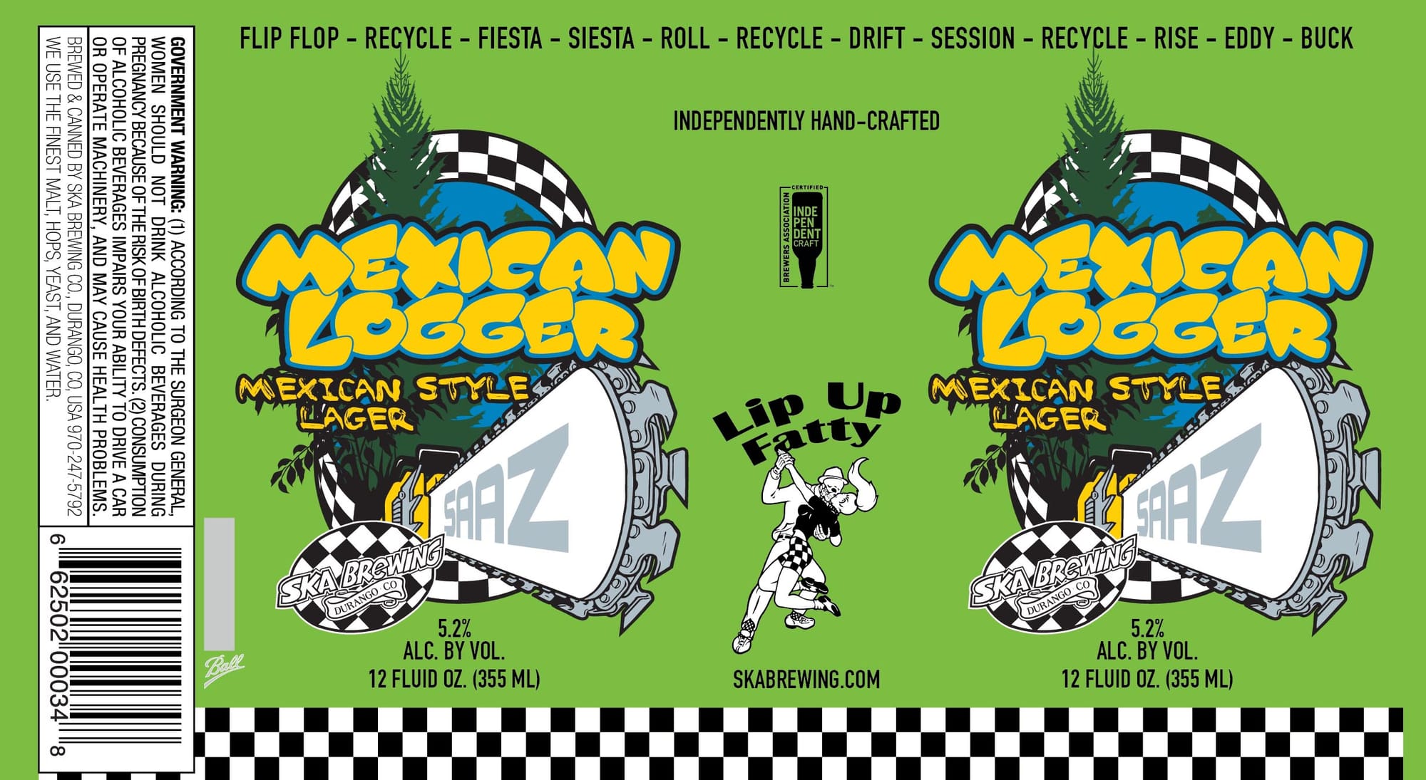 Mexican Logger by Skabrewing - beer label