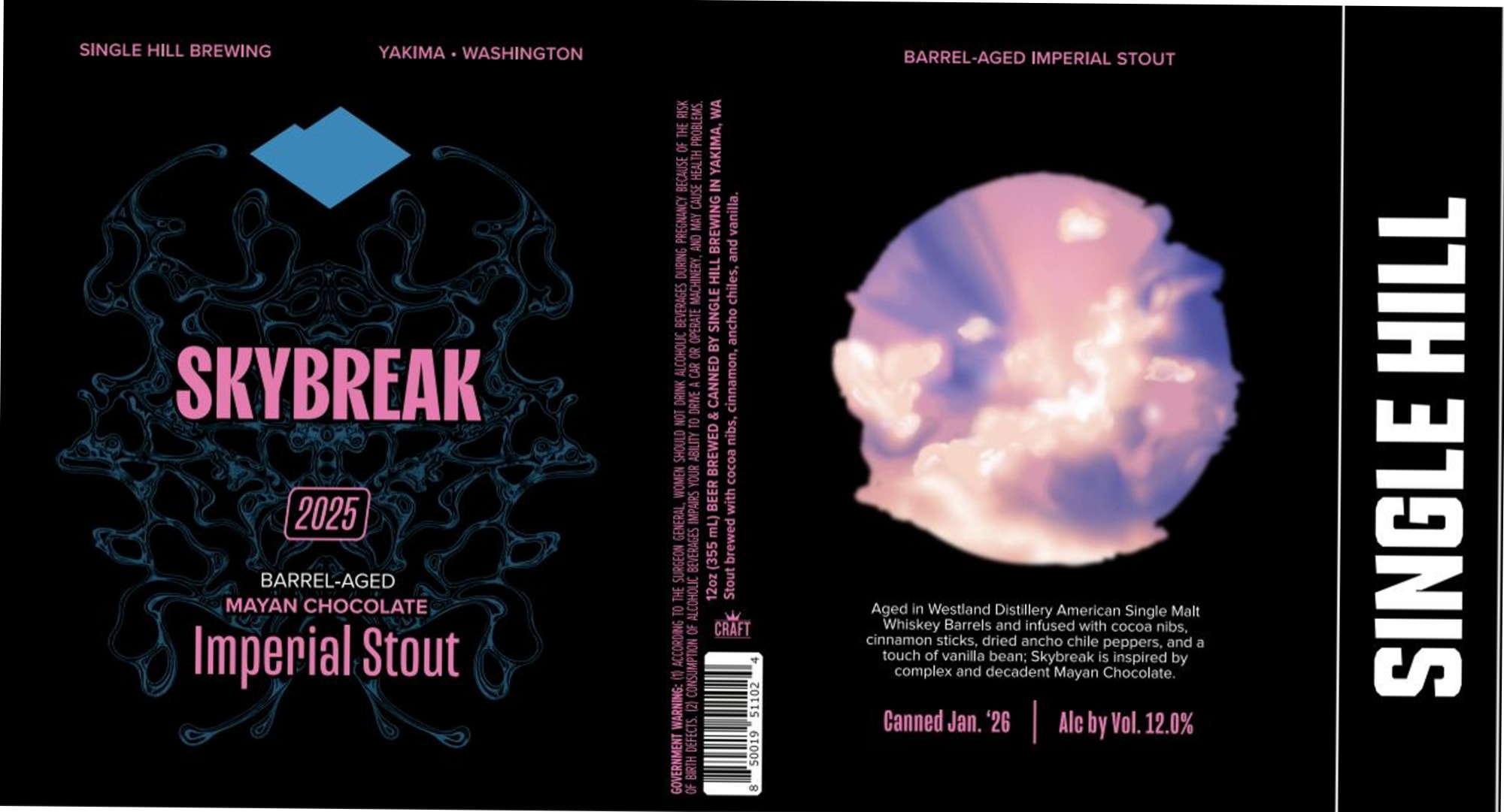 Skybreak by Single Hill Brewing - beer label