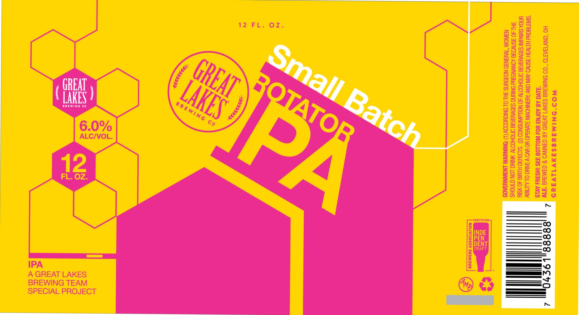 Small Botator by Great Lakes Brewing Co. - beer label