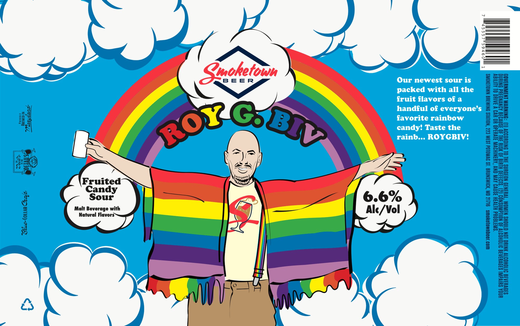 ROY G. BIV by Smoketown Beer - beer label