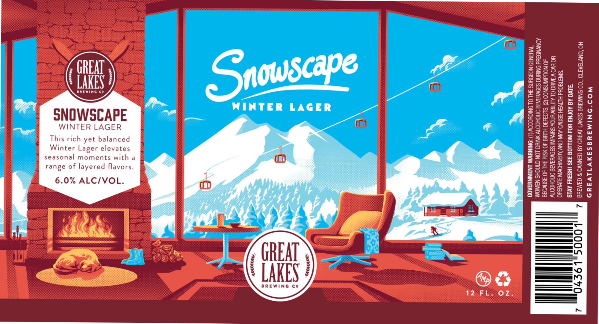 Snowscape by Great Lakes Brewing Co. - beer label