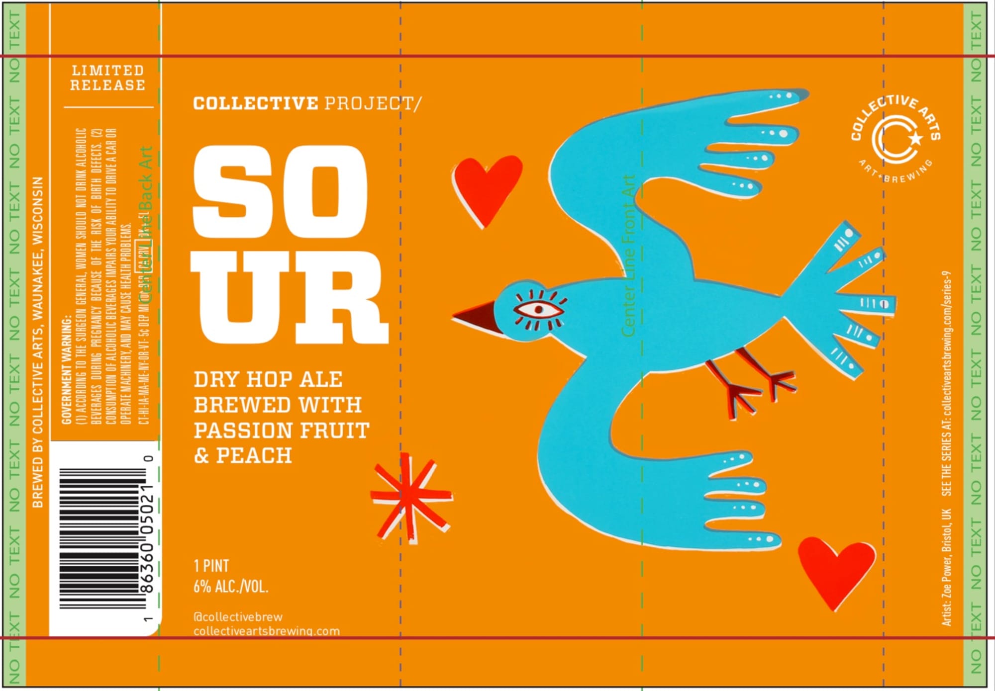 So Sour by Collective Arts Brewing - beer label