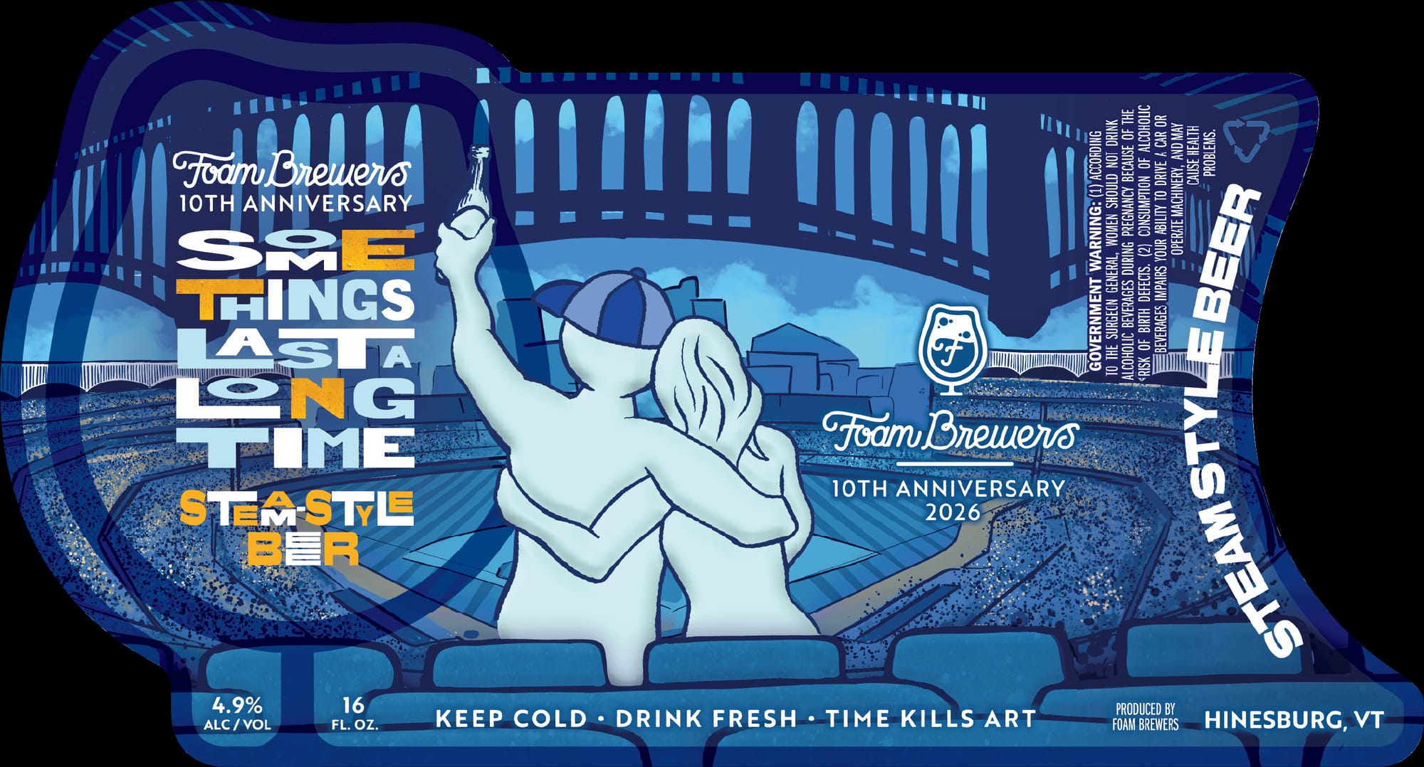 Some Things Last a Long Time by Foam Brewers - beer label