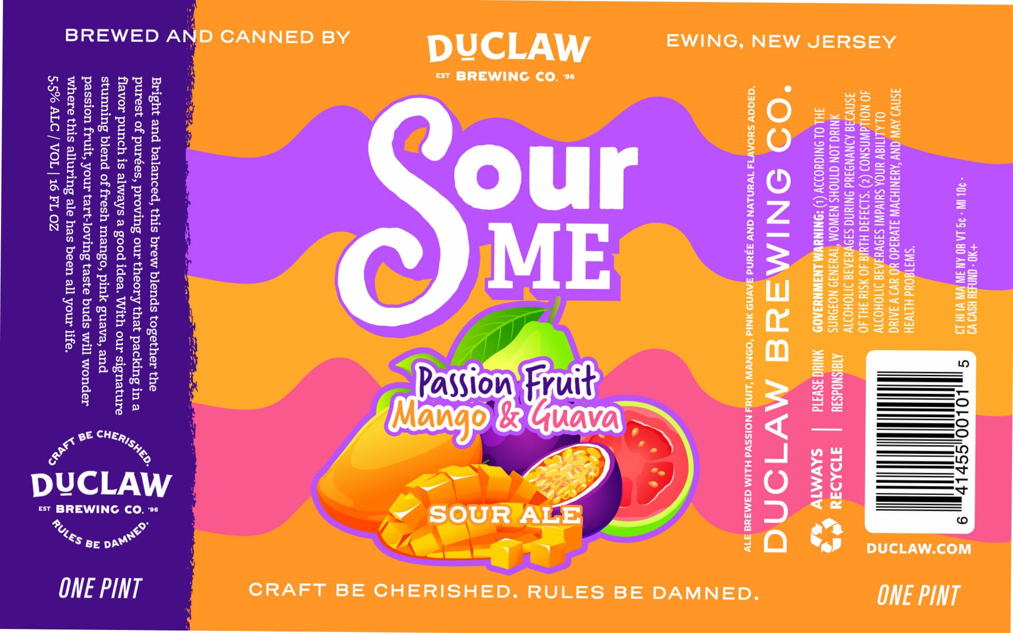 Sour Me by DucLaw Brewing Co. - beer label