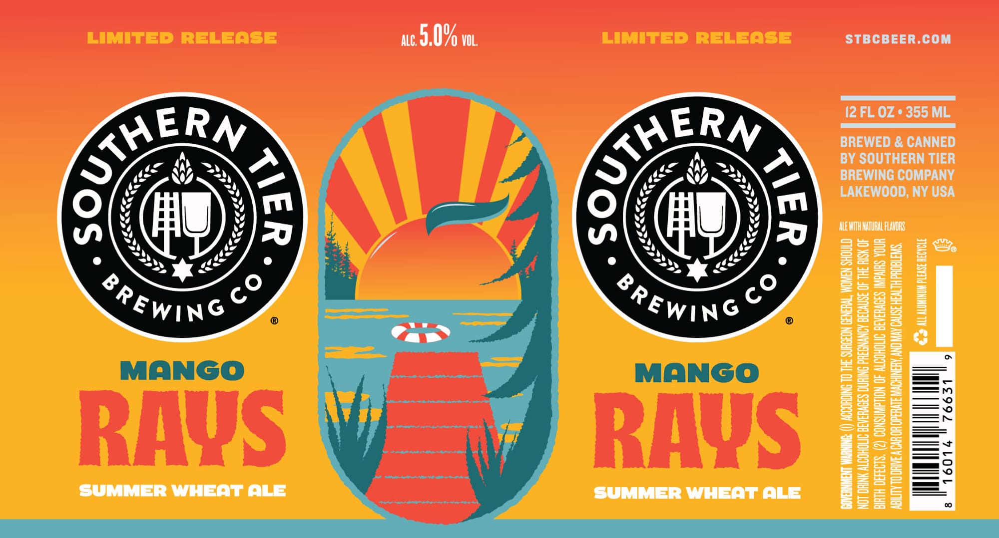 Rays by Southern Tier Brewing Company - beer label