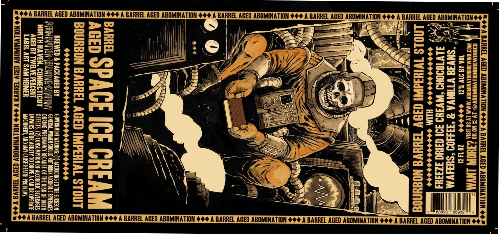 Space Bean by Grimmway Brewing - beer label