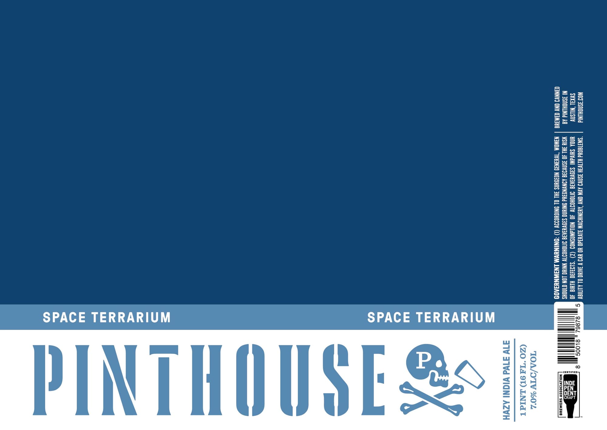 Space Terrarium by Pinthouse Pizza - beer label